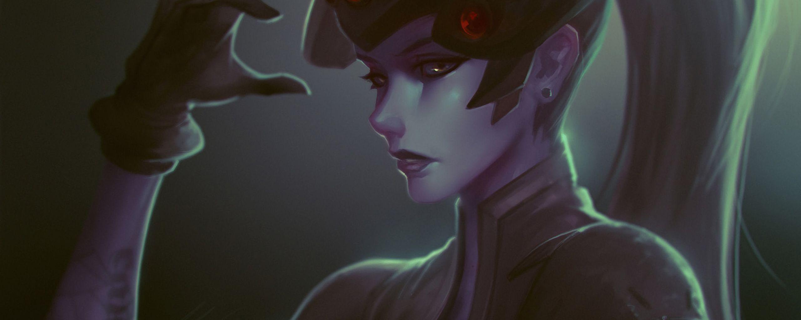 2560x1024 Download 2560x1024 Wallpaper Overwatch, Fan Art, Widowmaker