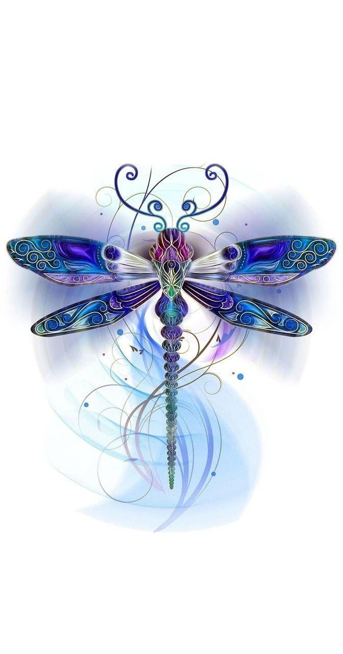 Dragonfly Art Wallpaper