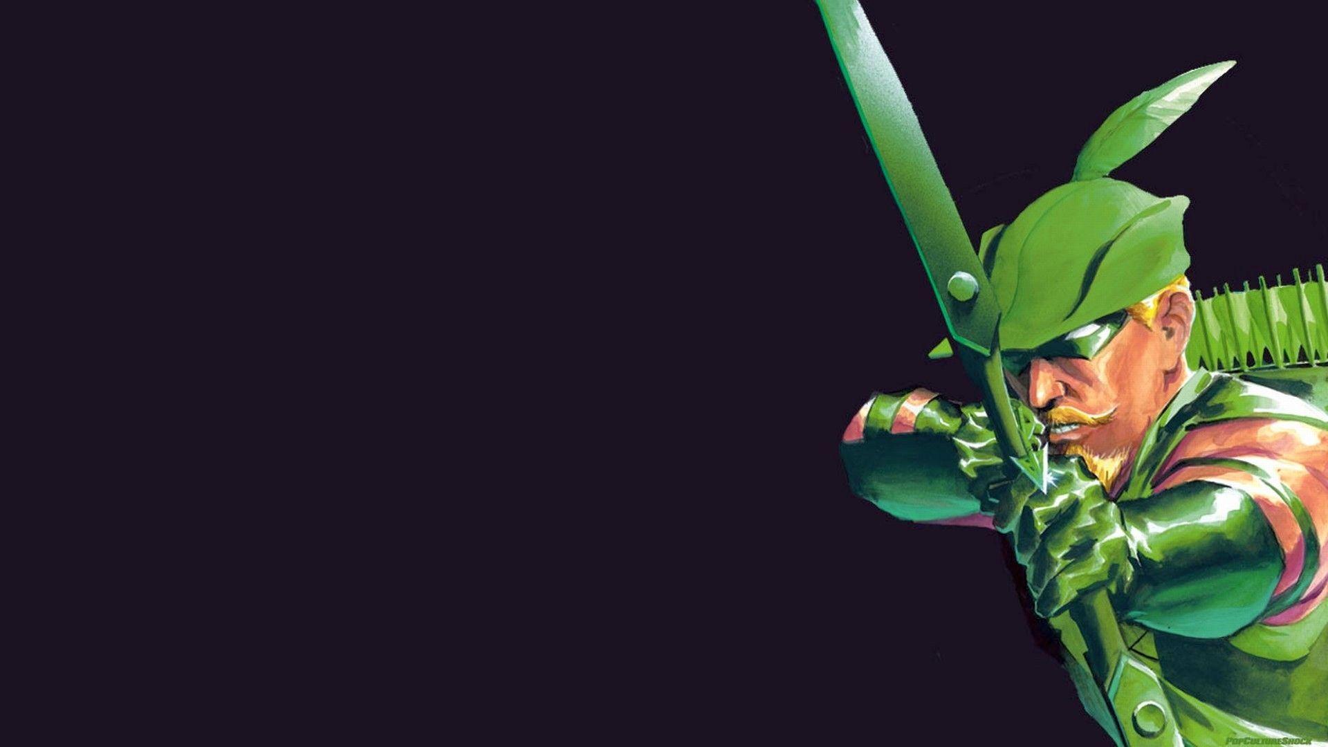 1920x1080 Green arrow wallpaper