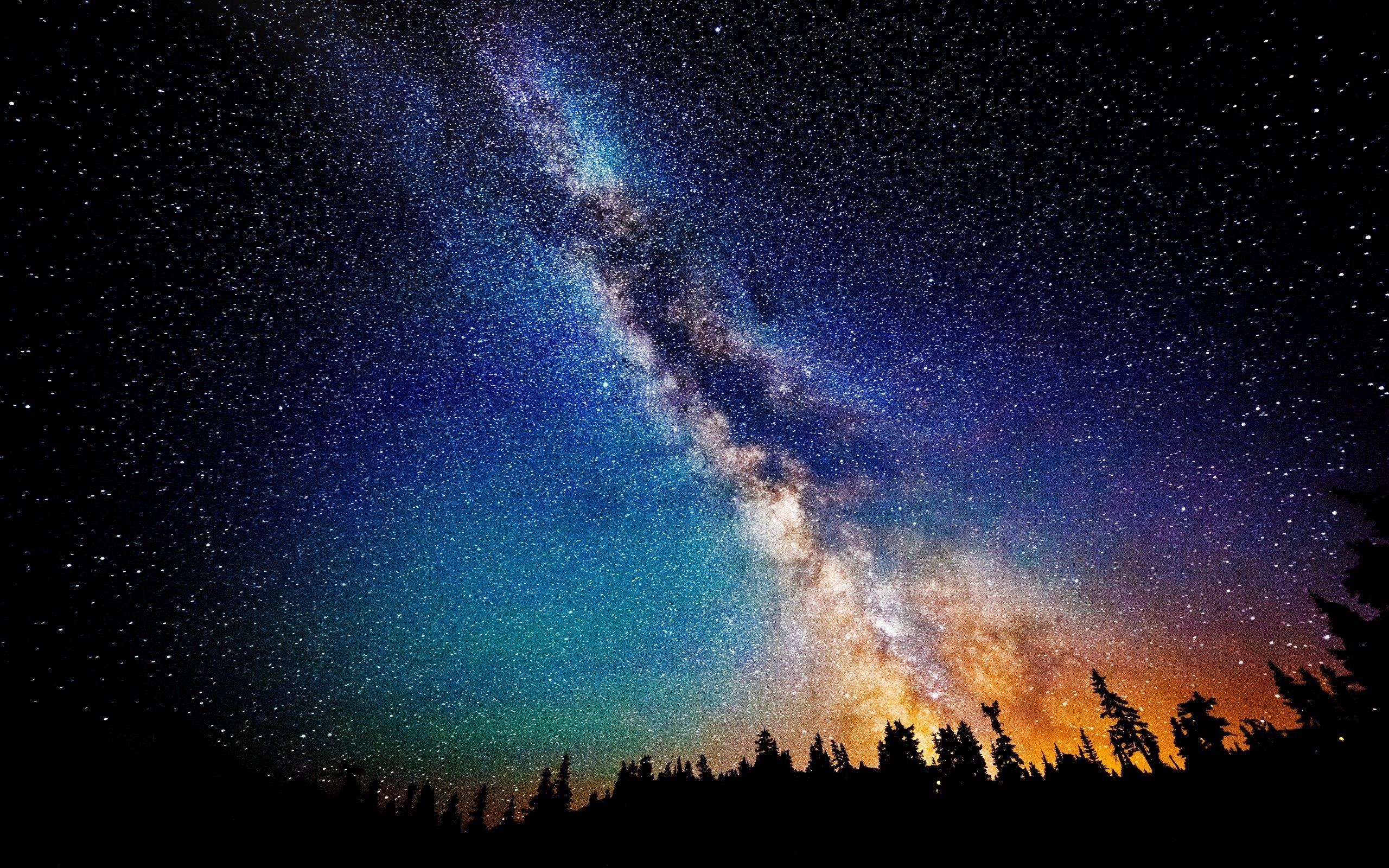 Starry night sky wallpaper background  plingcom