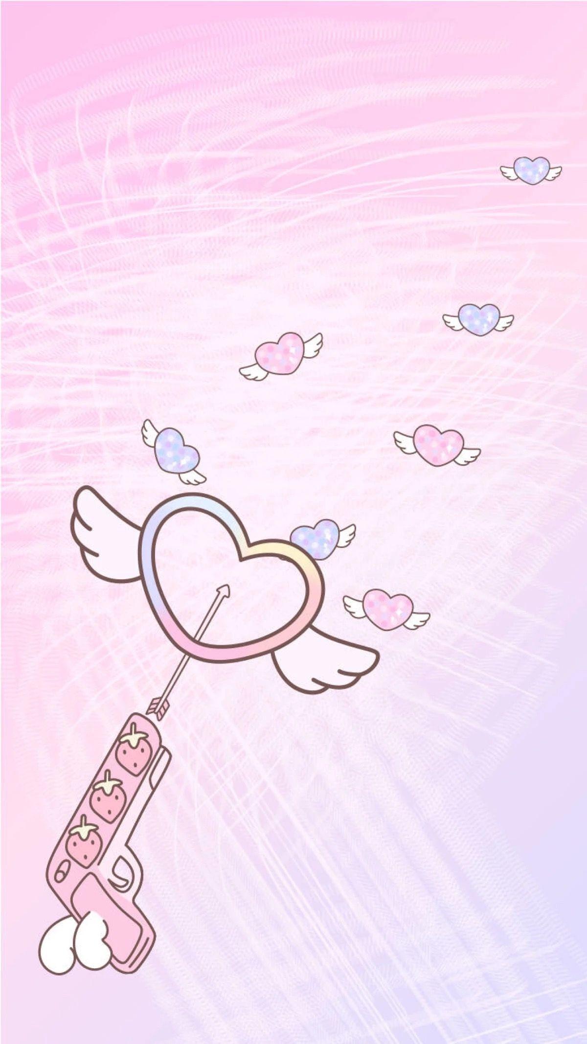 1200x2134 Phone background. Kawaii