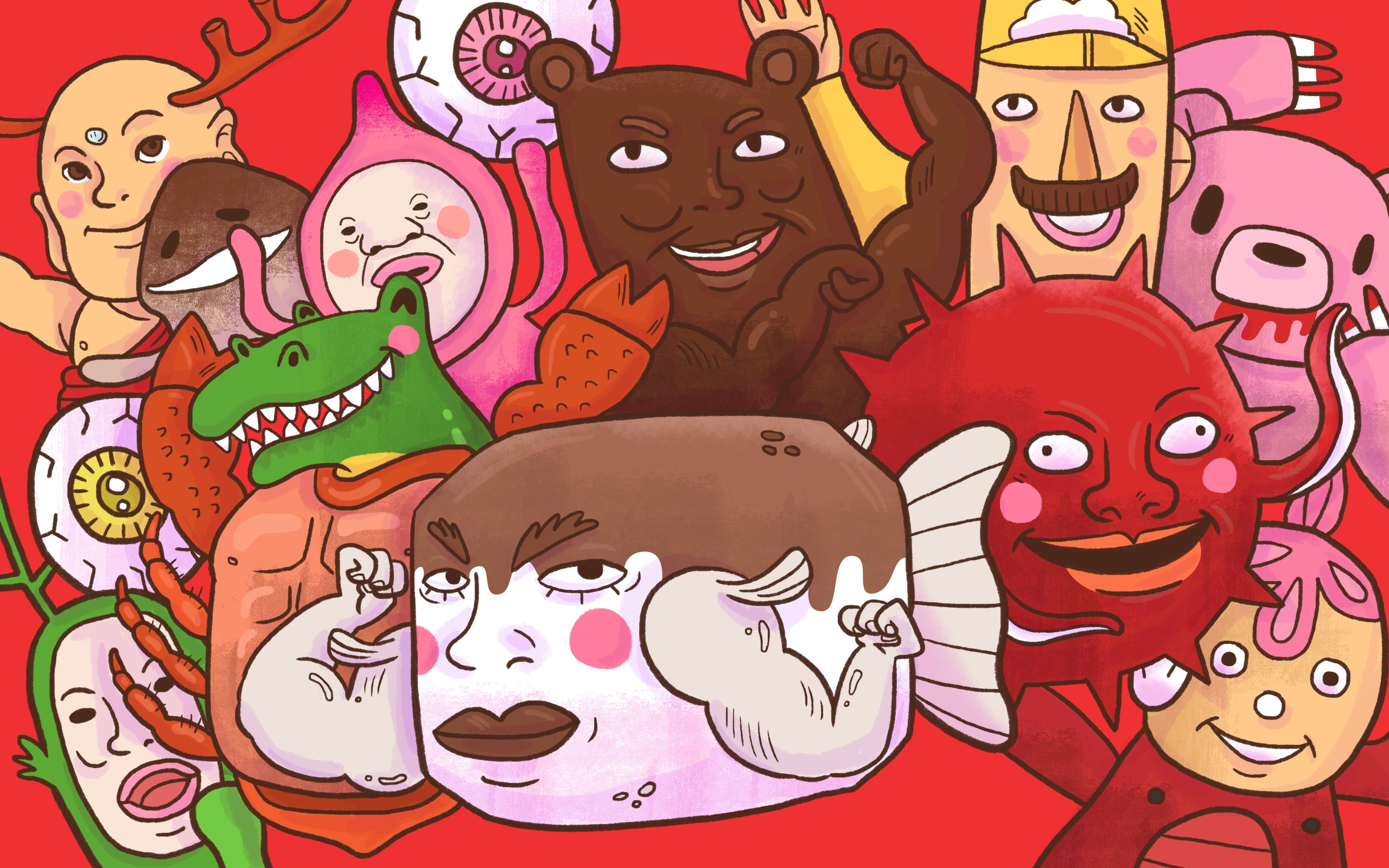 5120x3200 Kimokawaii: For Things That are Both Cute and Gross