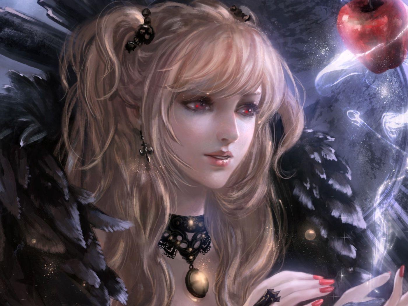 1400x1050 Download wallpaper 1400x1050 rika mello, death note, misa