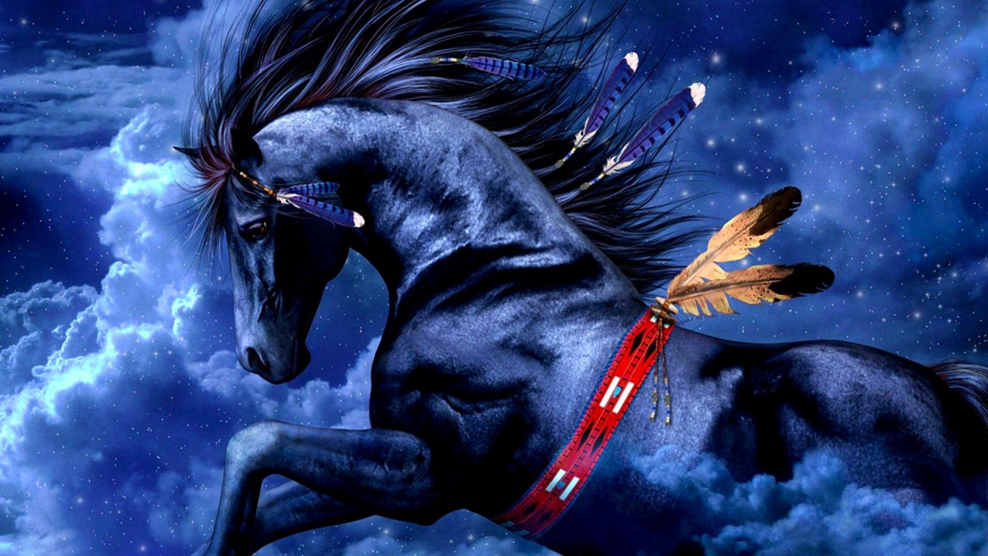 1920x1080 Black Horse Wallpaper, NH139 FHDQ Wallpaper For Desktop And Mobile