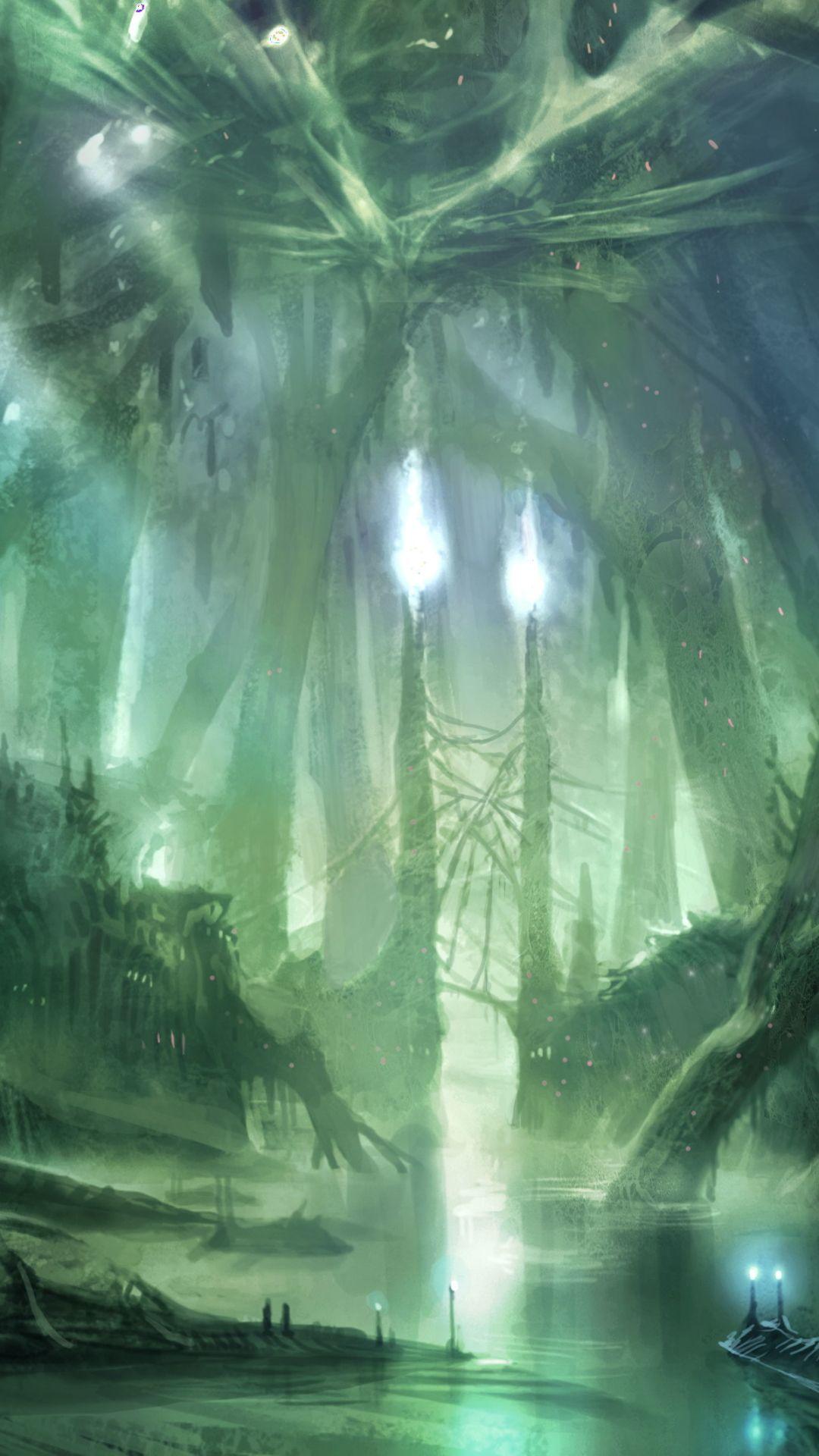 1080x1920 Fantasy Forest (1080x1920) Wallpaper