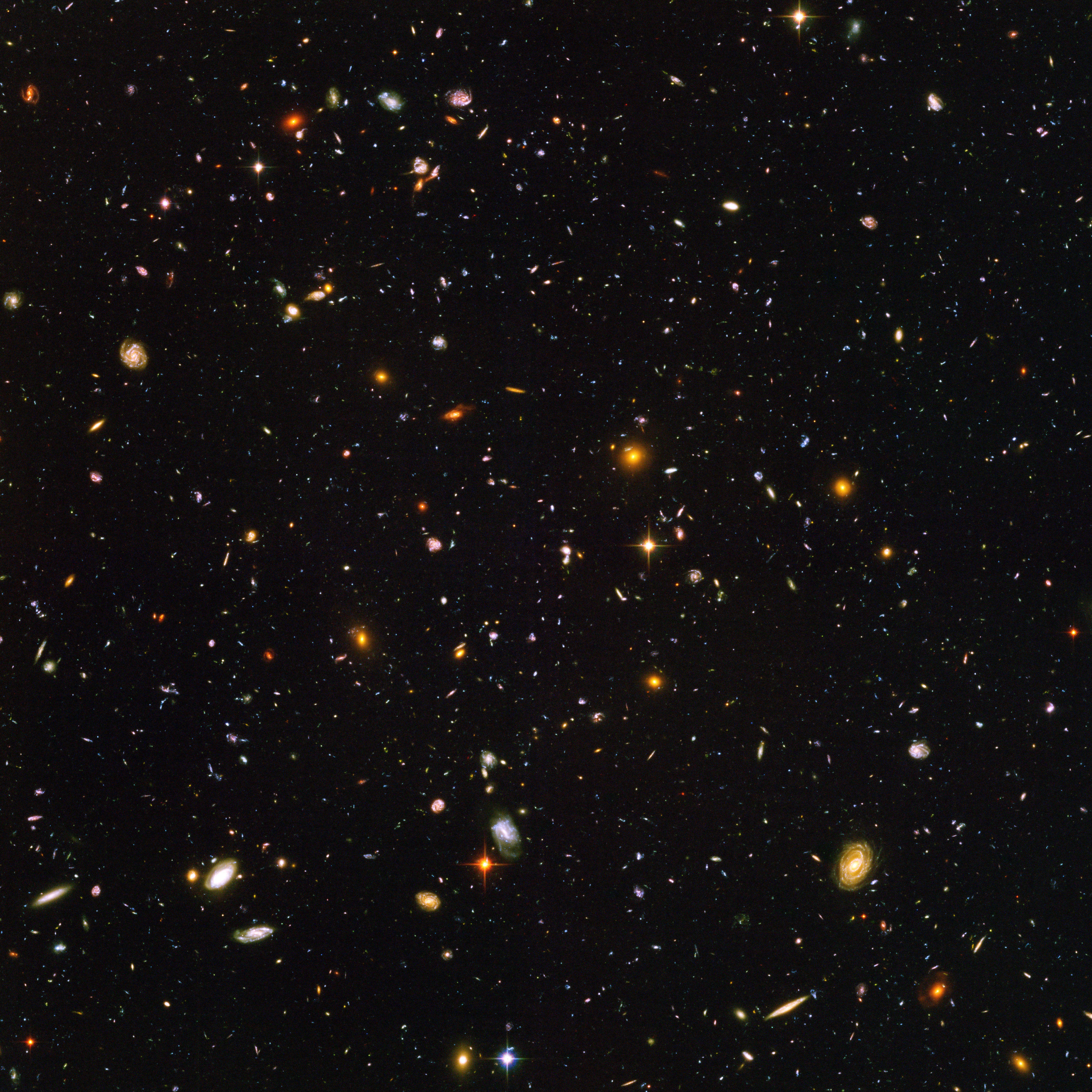 Trường siêu sâu 6200x6200 Hubble