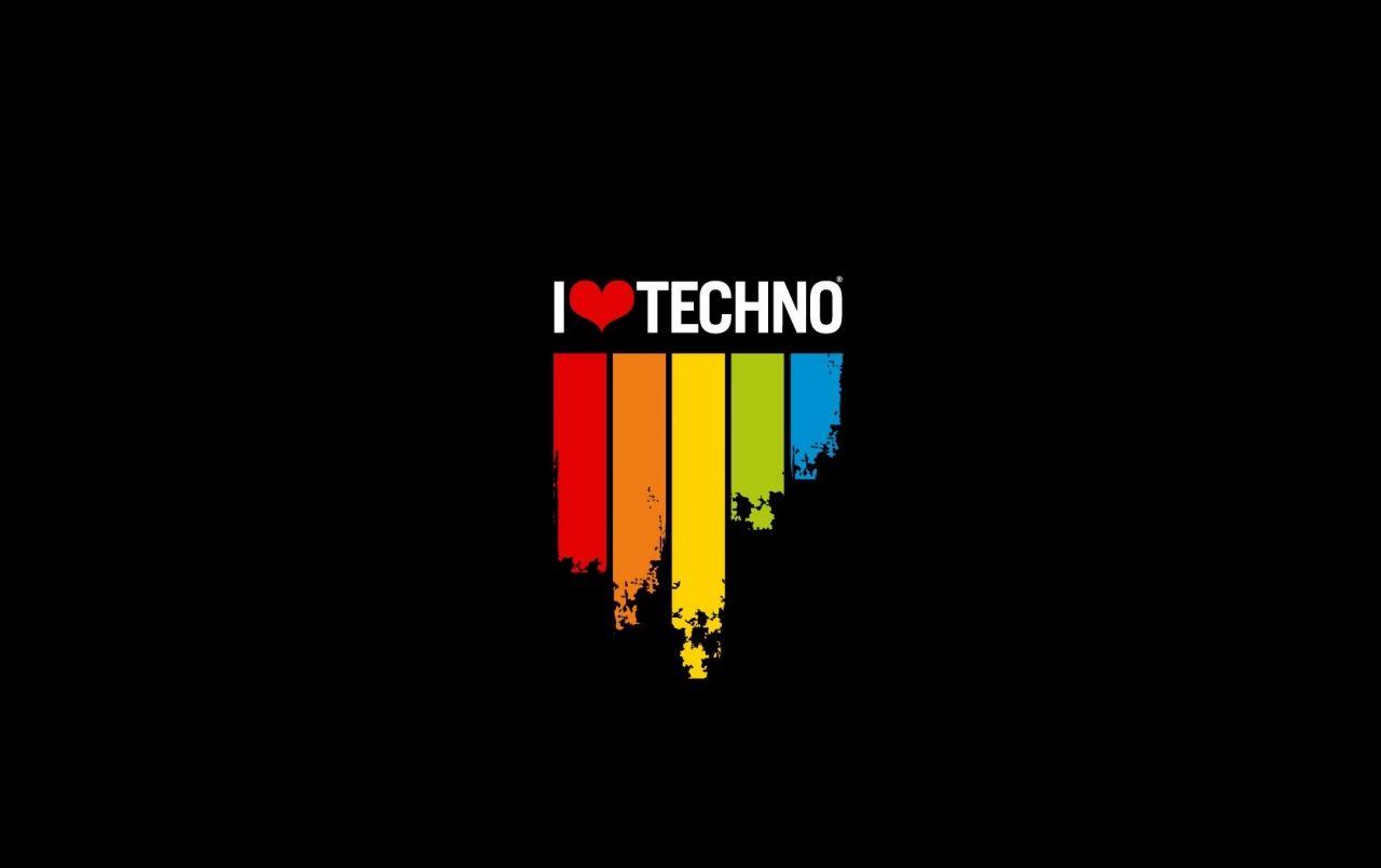 1280x804 I love techno wallpaper. I love techno