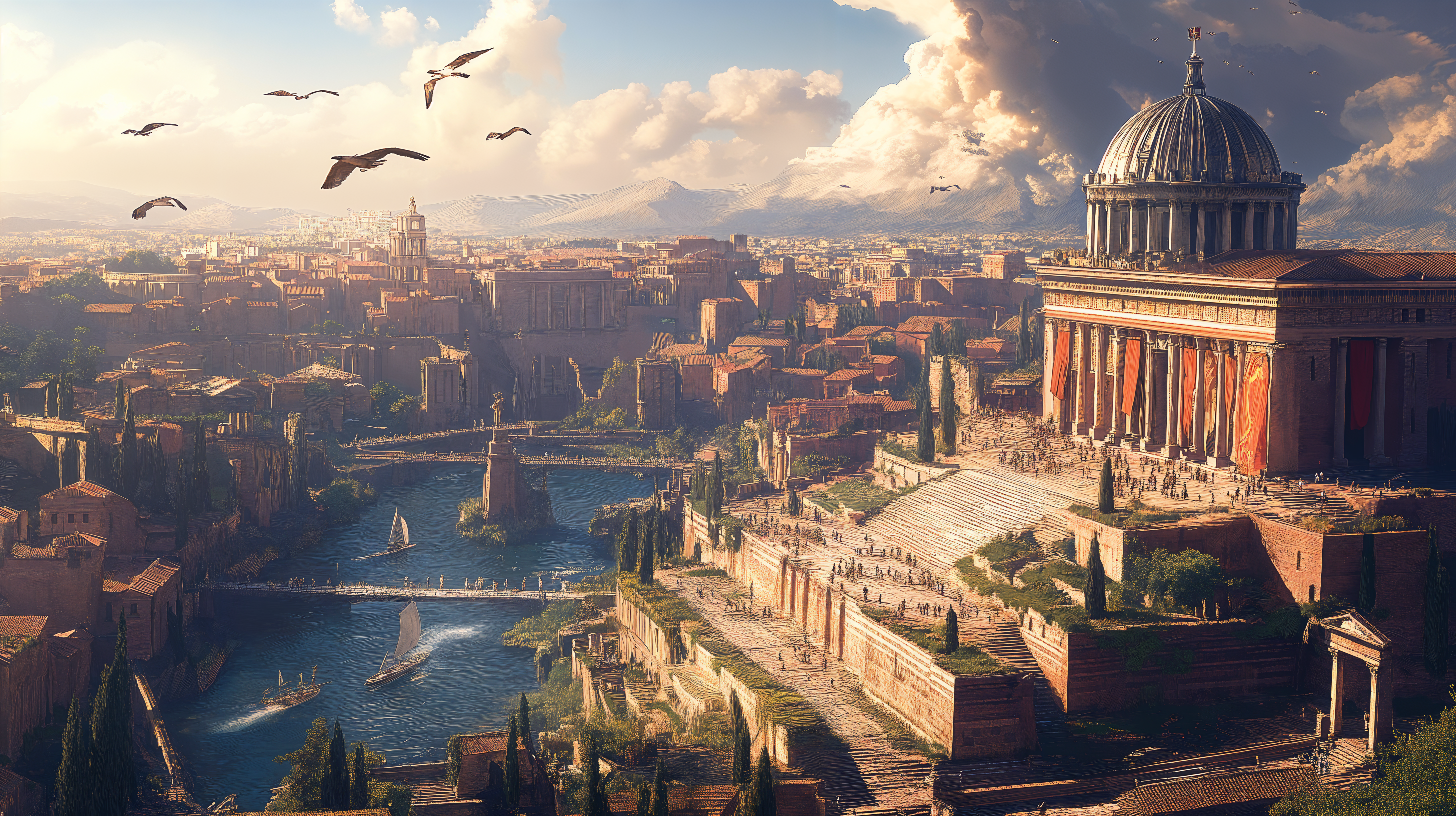 5824x3264 Captivating Roman Empire 4K Ultra HD Wallpaper