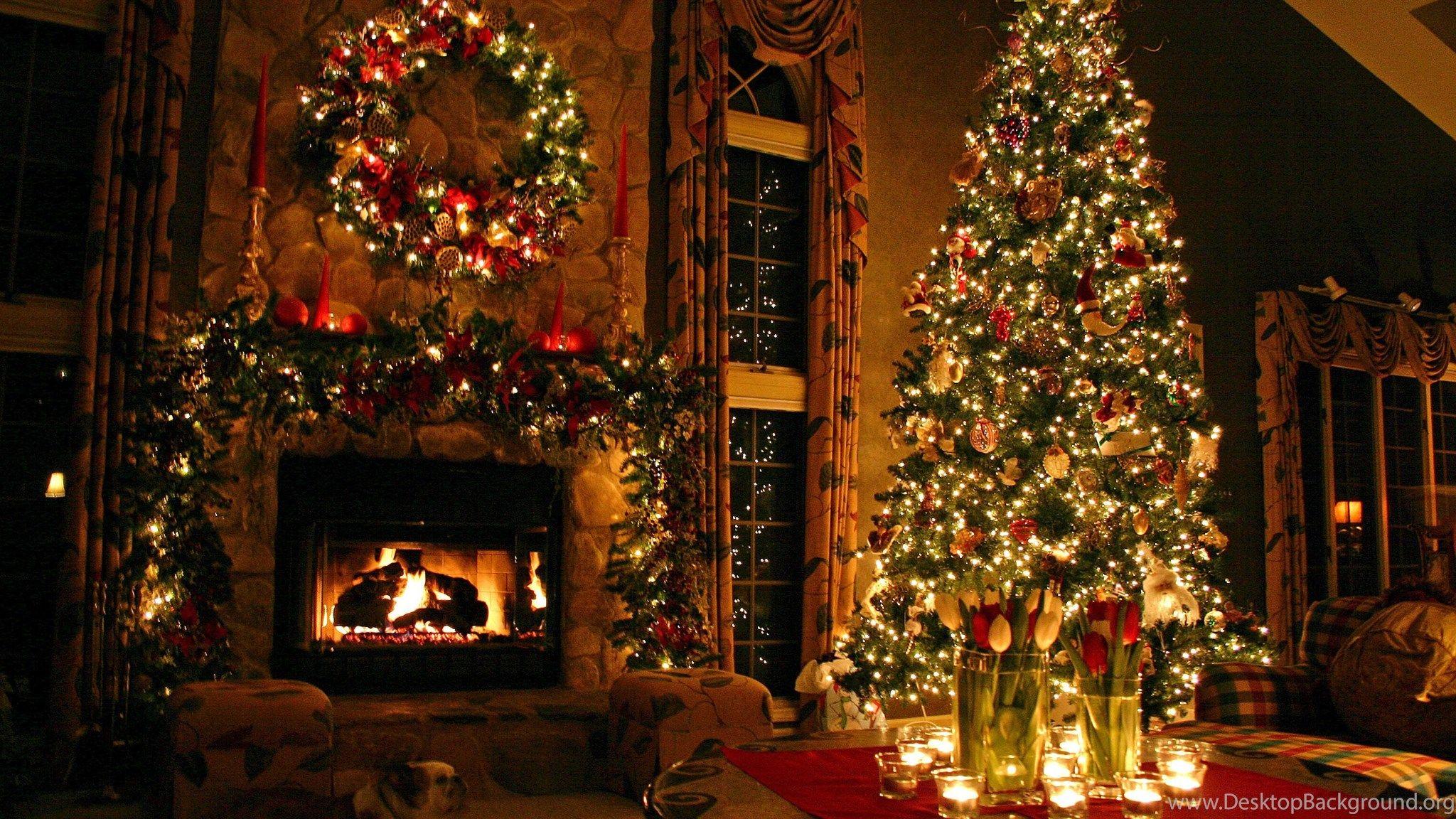 2048x1152 Night Before Christmas HD Wallpaper Desktop Background