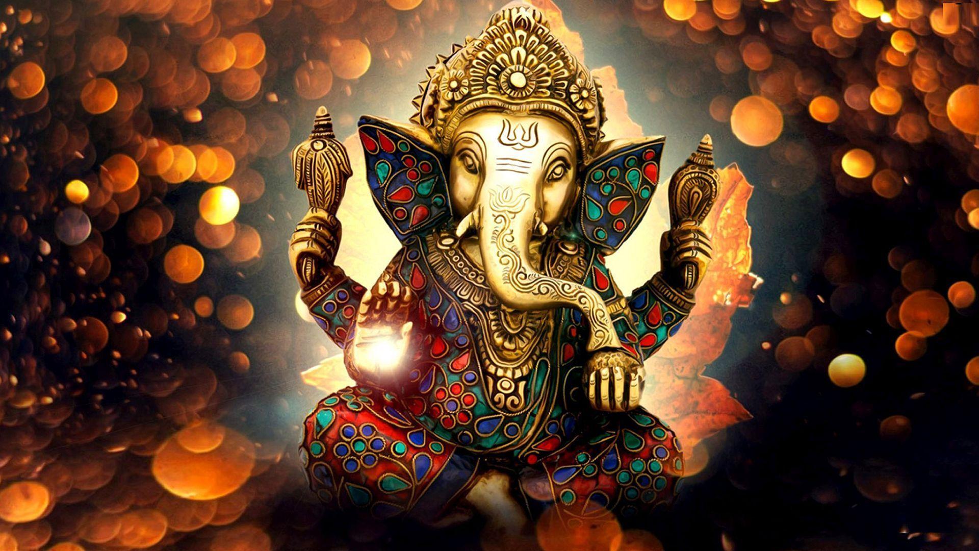 Lord Ganesh HD Wallpapers - Top Free Lord Ganesh HD Backgrounds -  WallpaperAccess