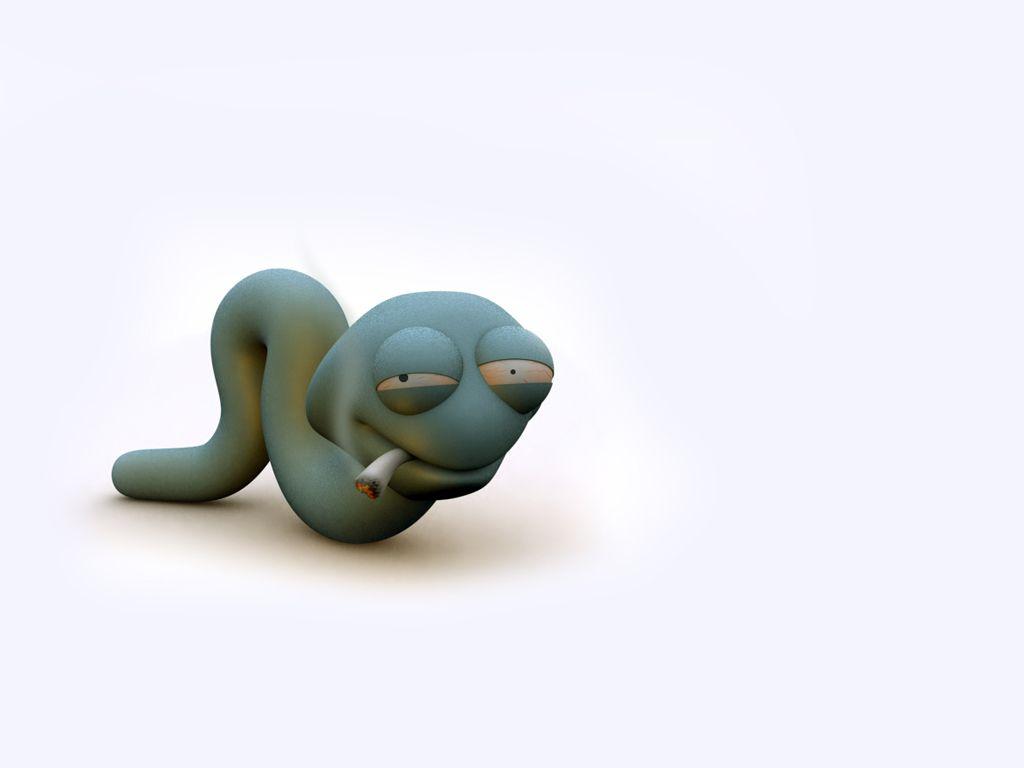 1024x768 HD Desktop Wallpaper: 3D animals wallpaper