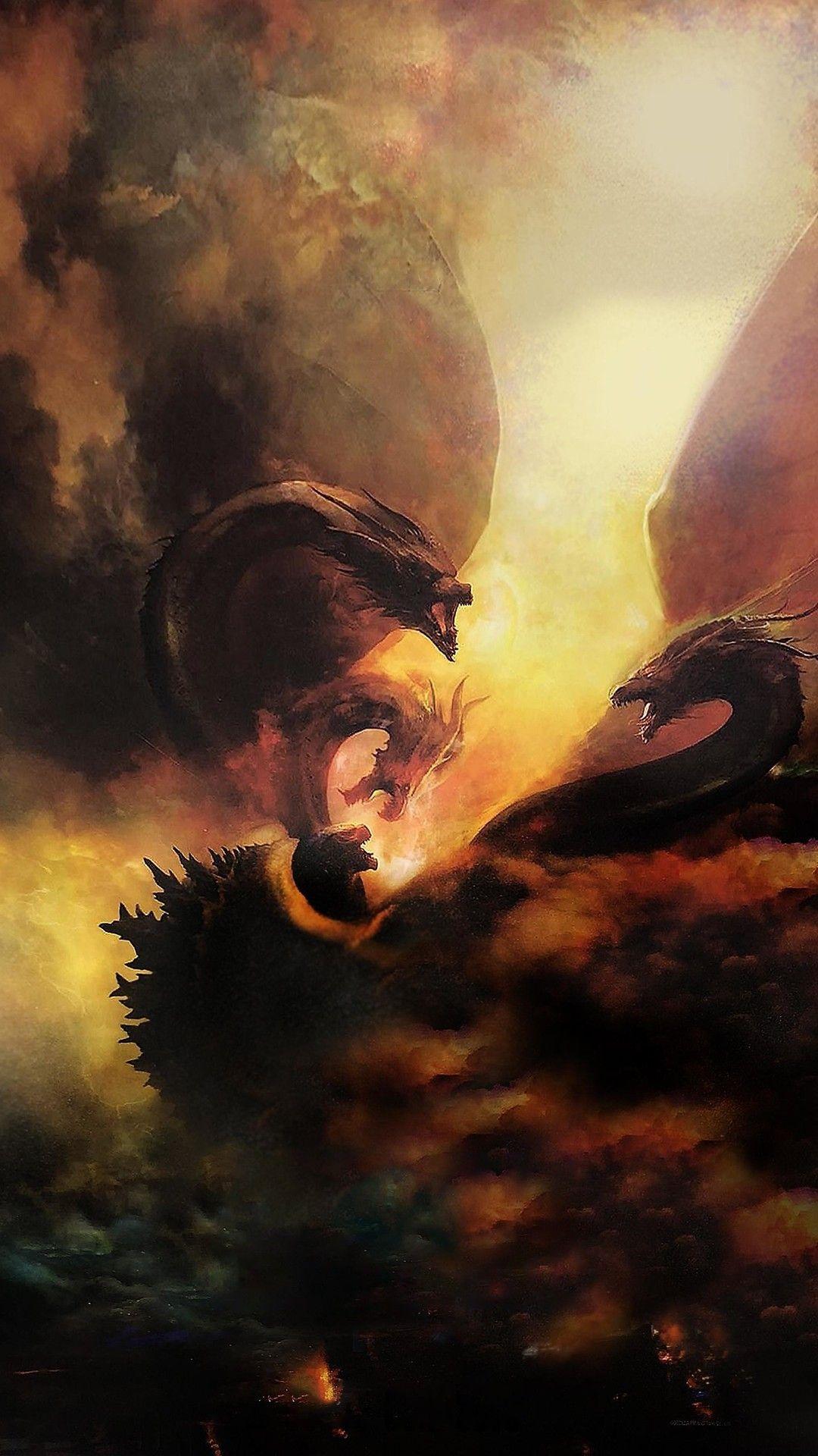 1080x1920 Godzilla King of the Monsters Poster HD Movie Poster