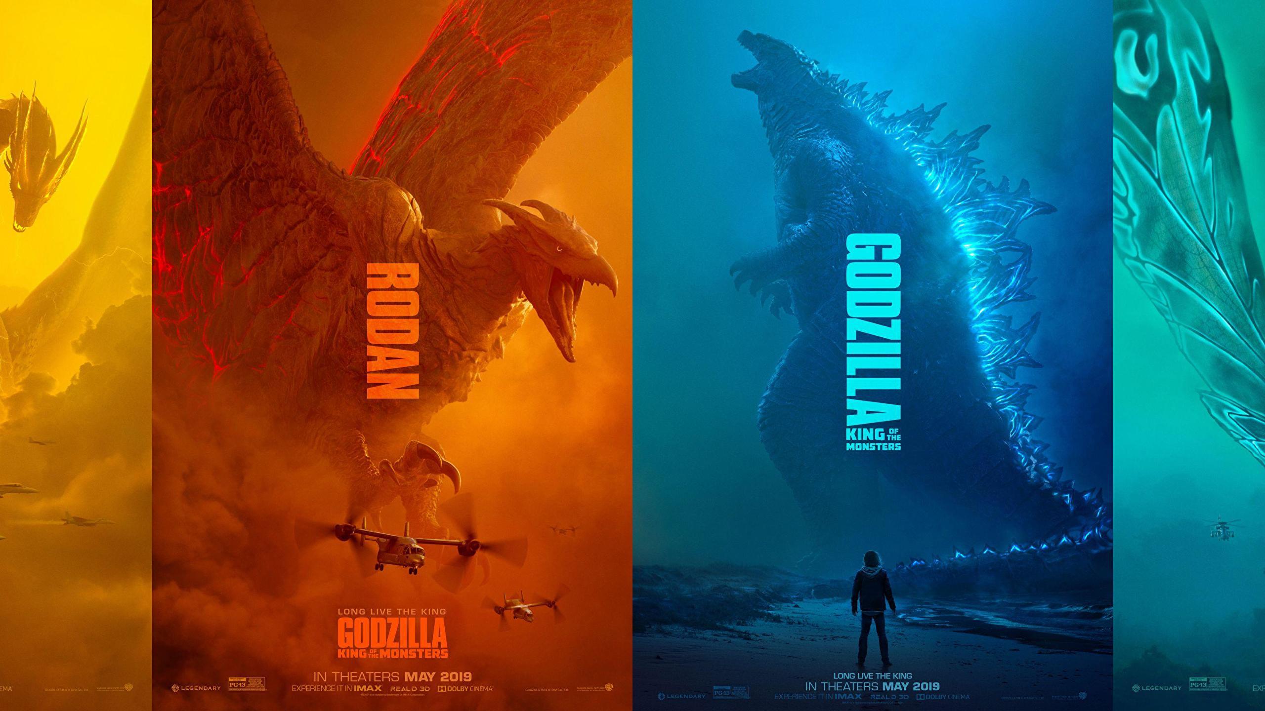2560x1440 Godzilla 2 Wallpaper