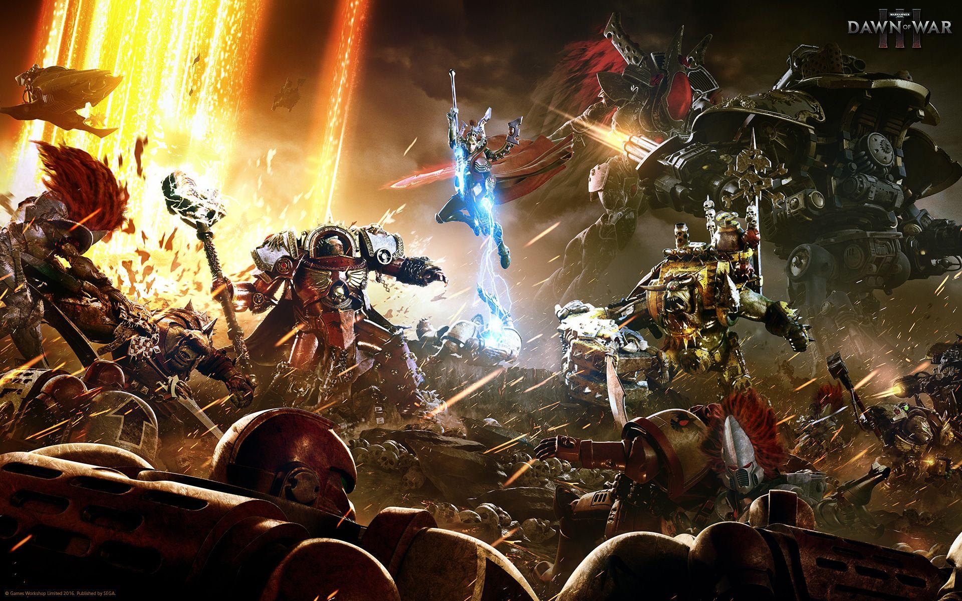 1920x1200 Dawn of War 3 battle Wallpaperx1200