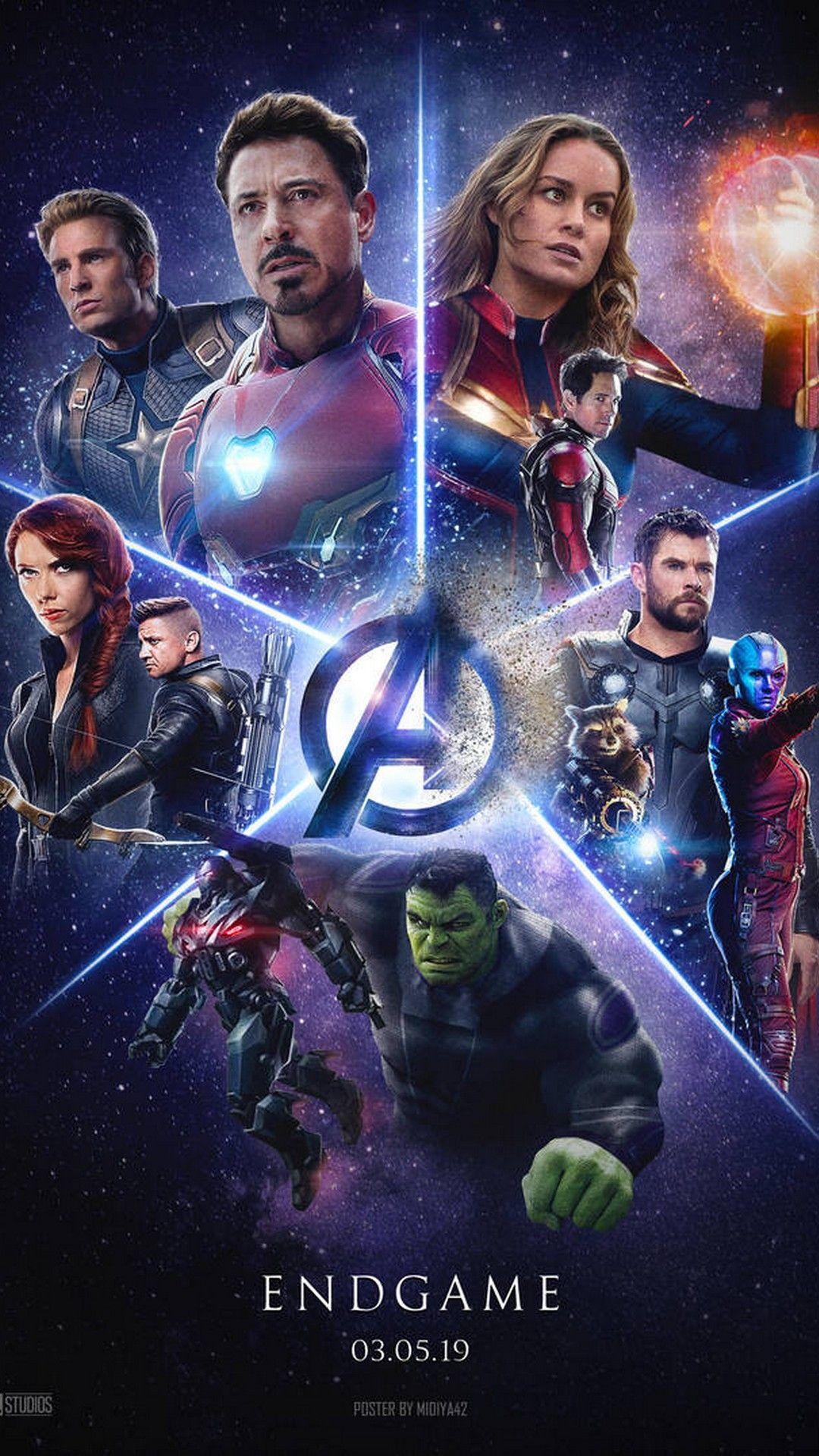1080x1920 Avengers Endgame Poster Movie Poster Wallpaper HD