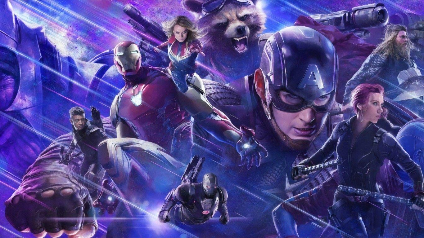 1366x768 Download 1366x768 Avengers: Endgame, Captain Marvel, Black