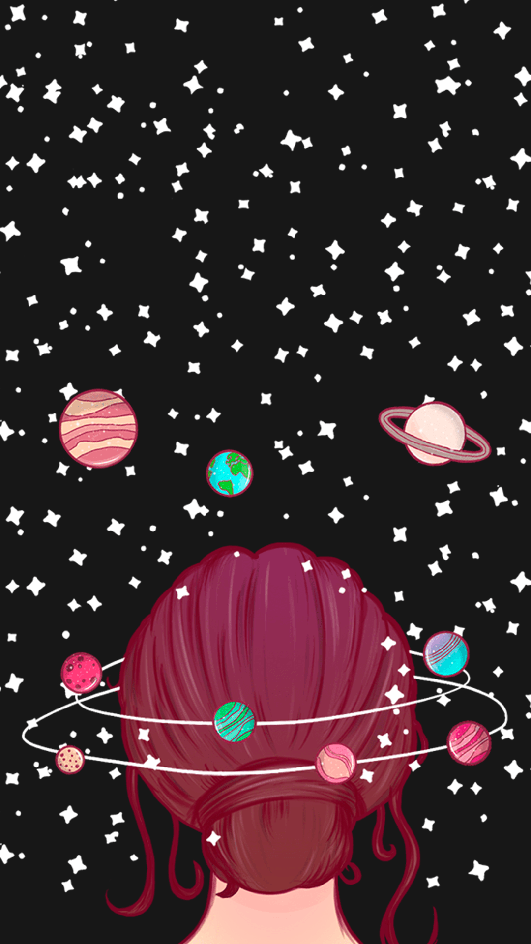 1080x1920 Capinha para celular Viajante Espacial. wallpaper
