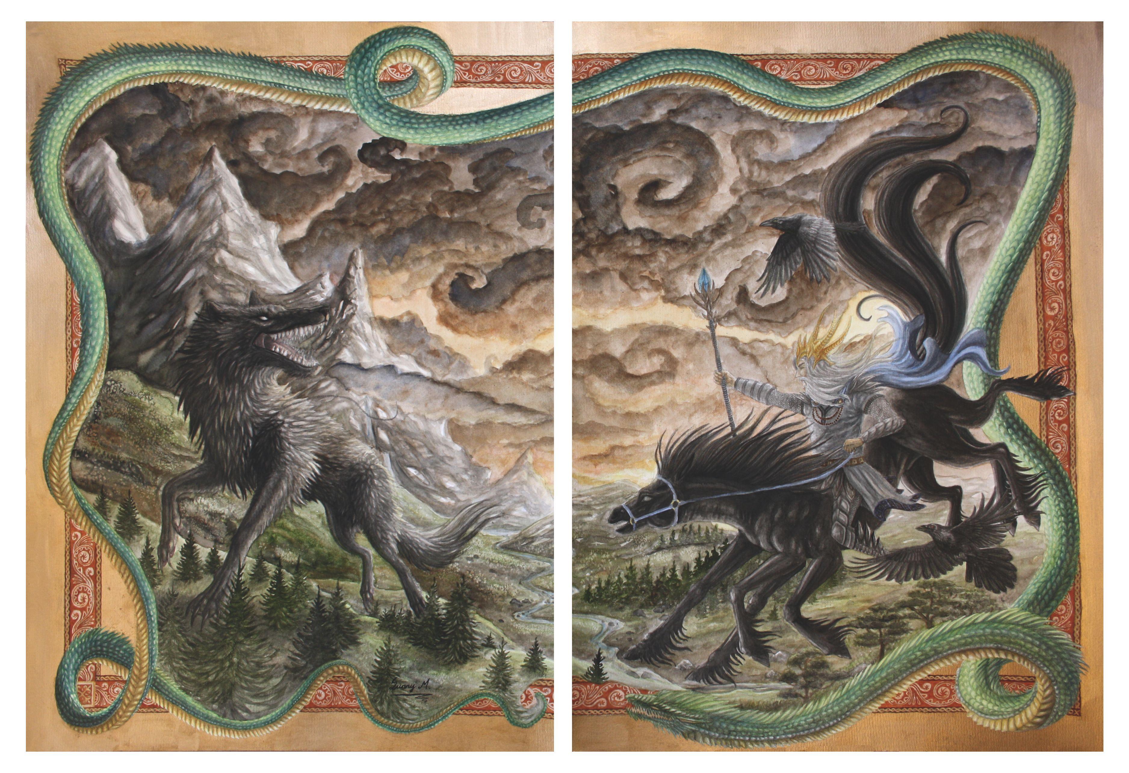3752x2569 Norse Mythology HD Wallpaper