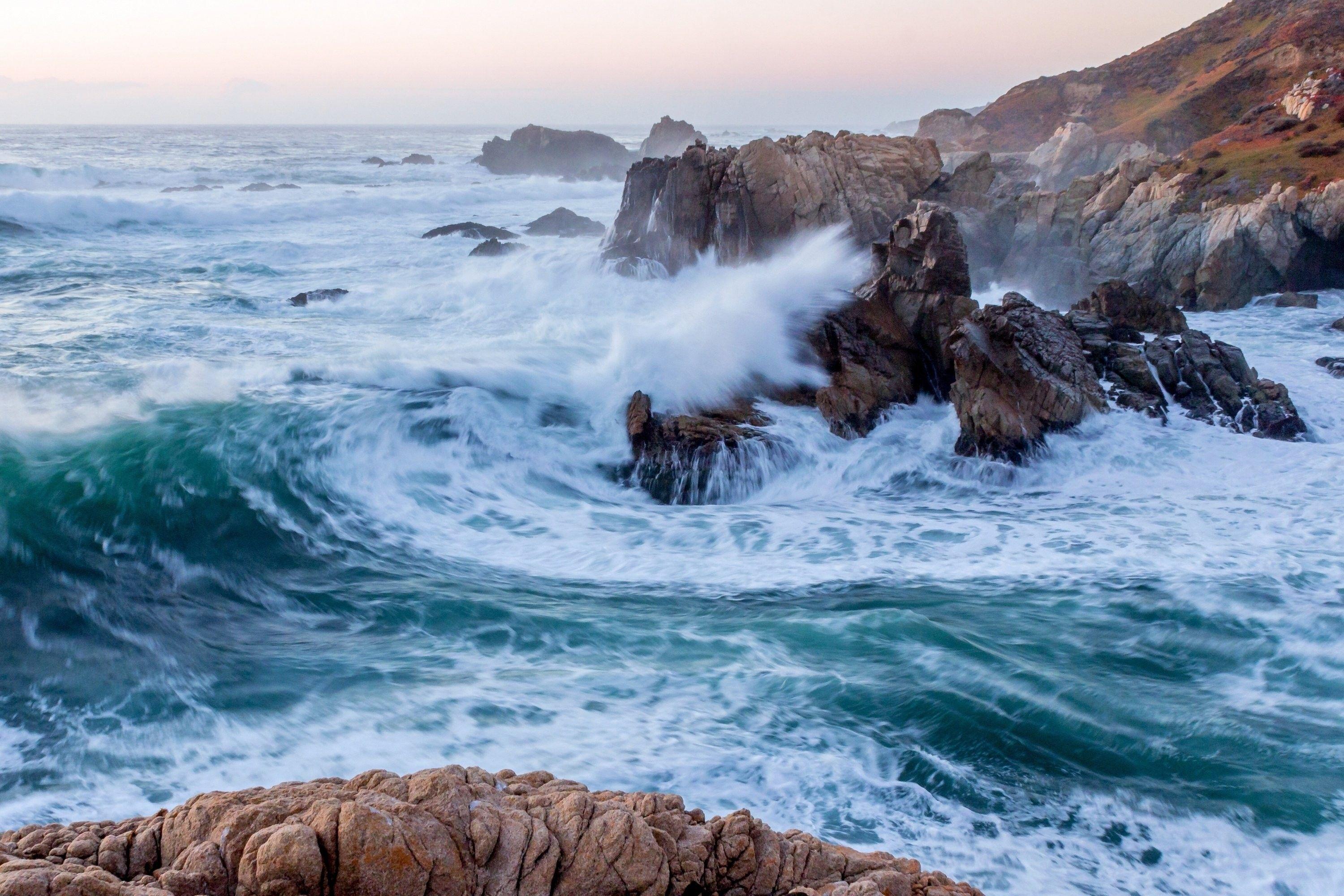 3000x2000 Garrapata, State, Park, Big, Sur, California, Pacific, Ocean