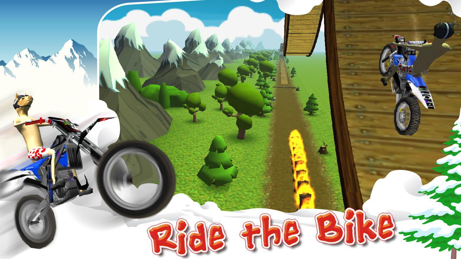 1600x900 Dirt Bike Llama Stunt Rider 3D 1.0 APK Download Action Games