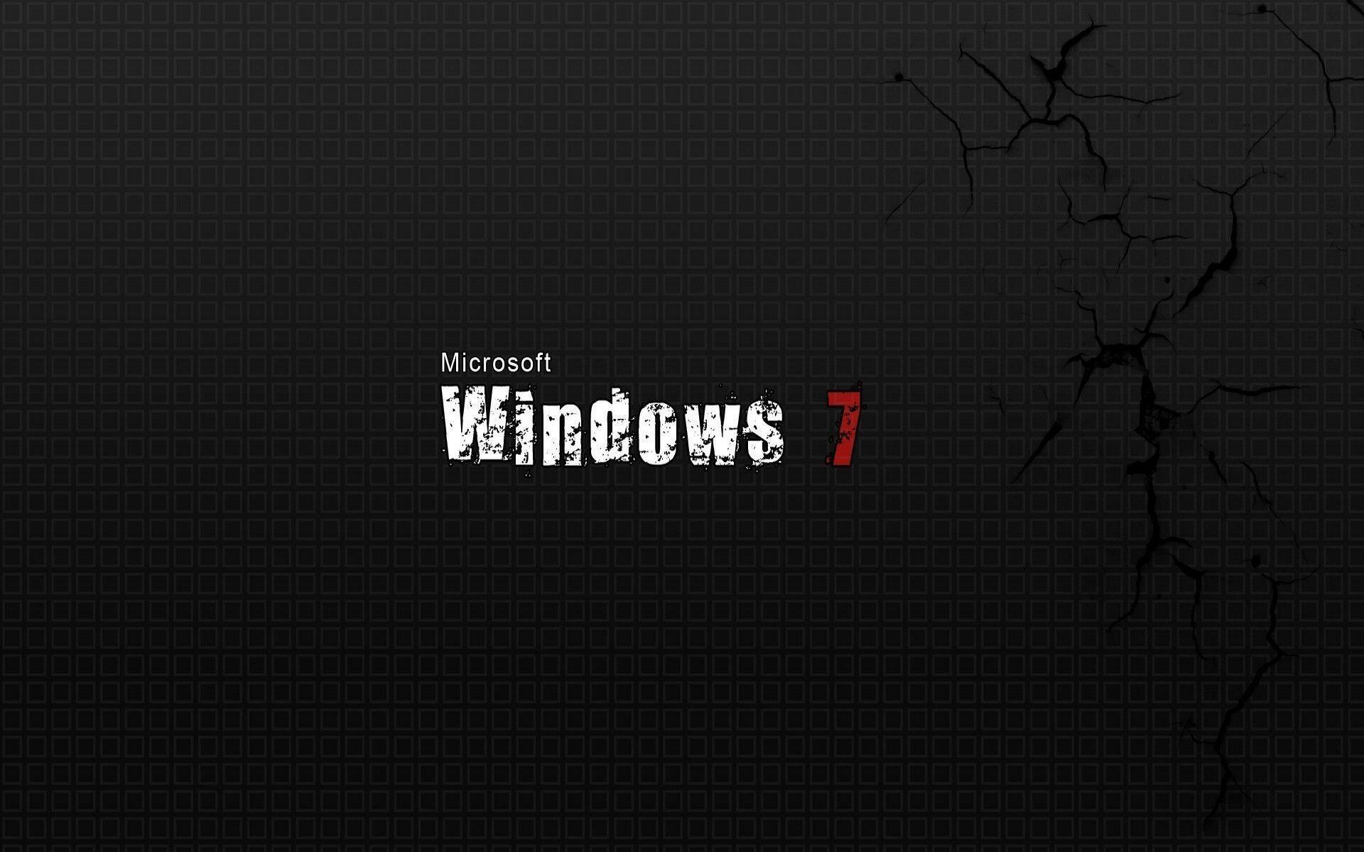 1920x1200 Hình nền Windows 7 Black