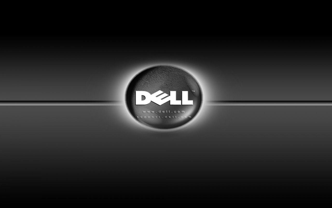 1280x800 Black Dell Logo