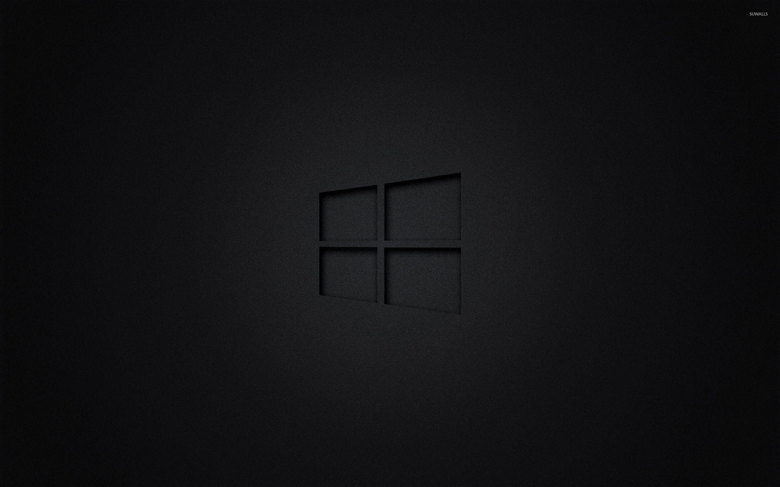 2560x1600 Windows 10 Black Wallpaper