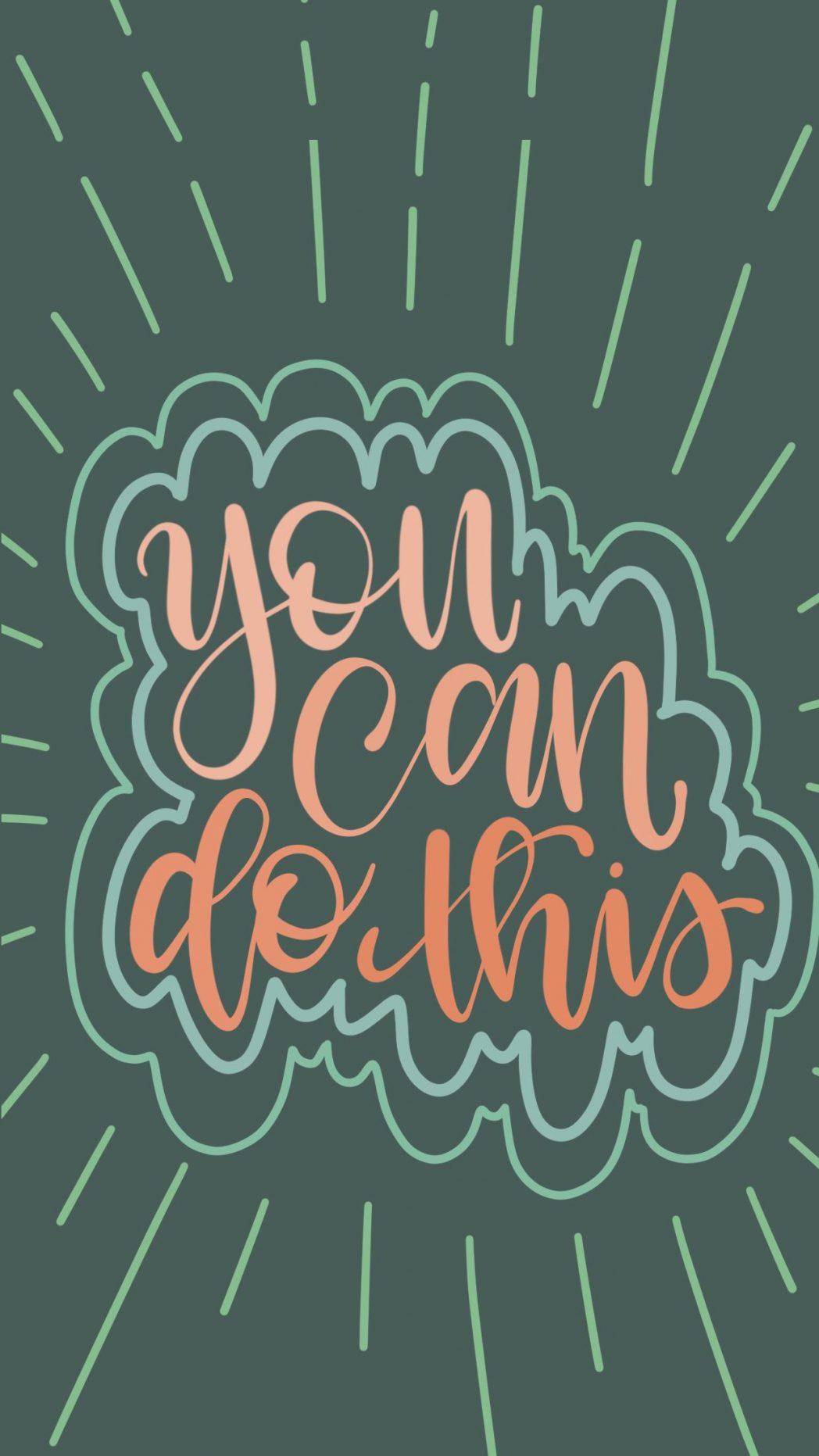 1048x1863 Cute iPhone Wallpaper Art Design Sayings Trying 2019 Quote
