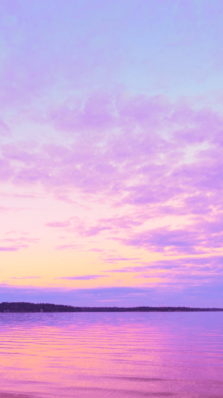 750x1334 Pastel Sunset Hình nền iPhone