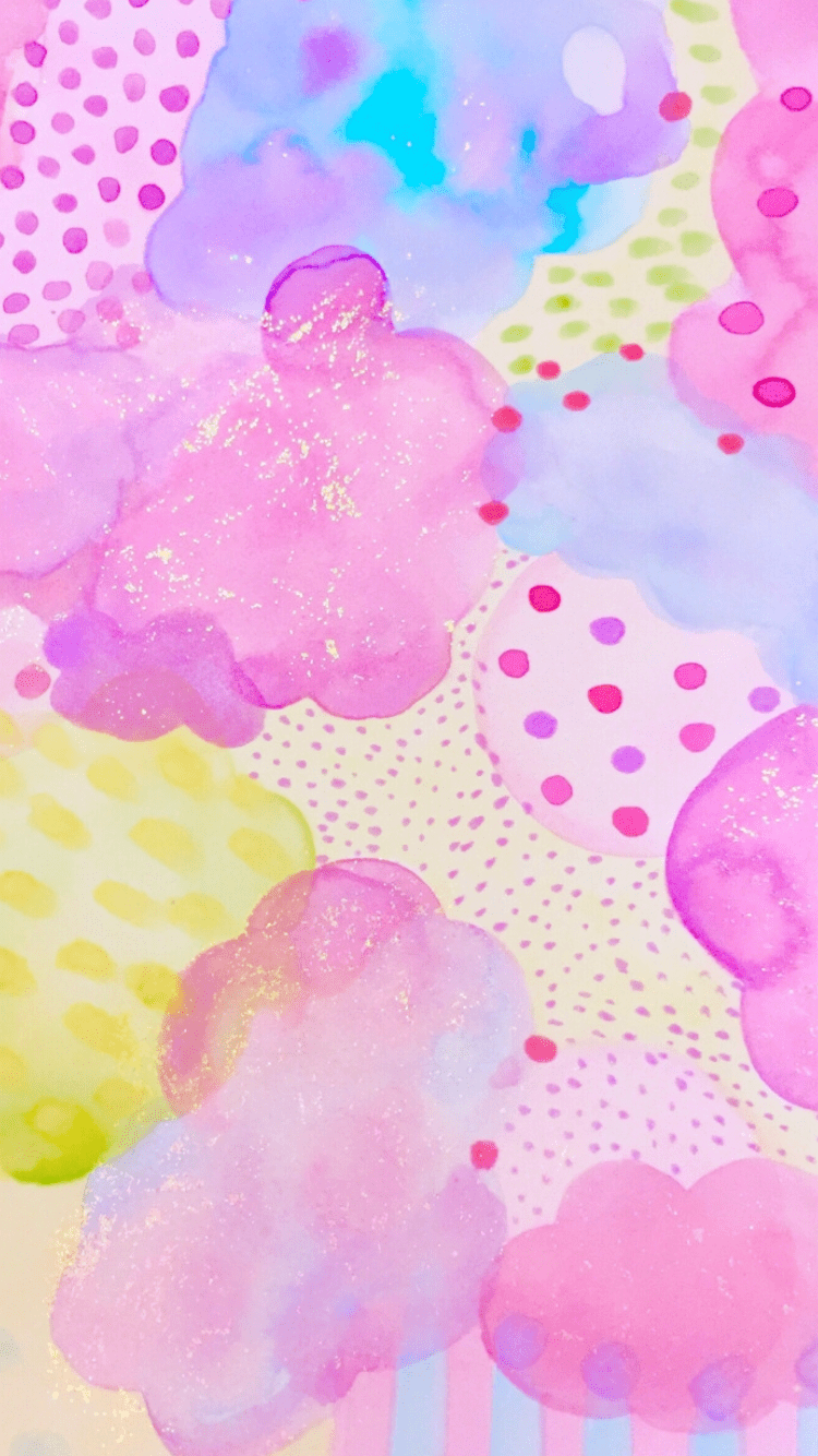 750x1334 *Pink and Flowers Wallpaper