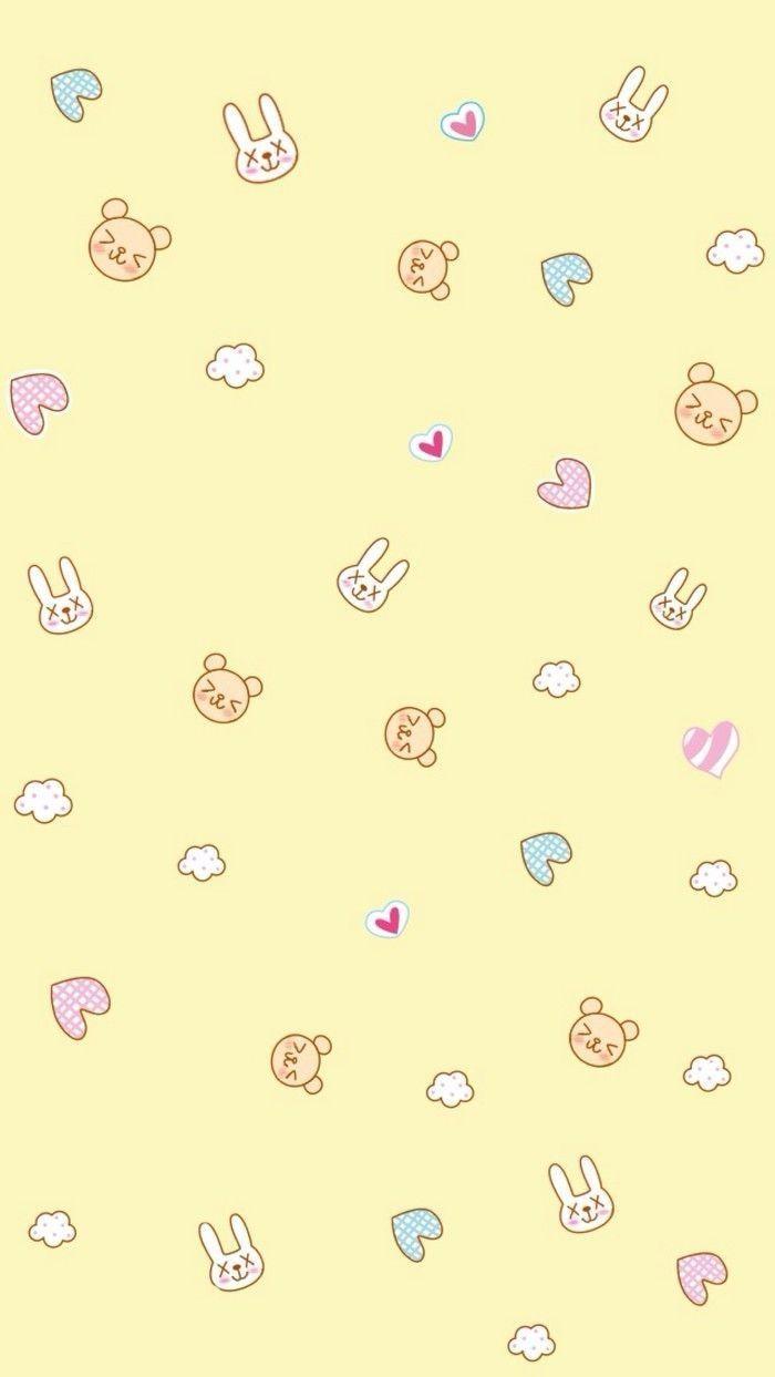 Yellow Cute Kawaii Wallpapers - Top Free Yellow Cute Kawaii Backgrounds -  WallpaperAccess