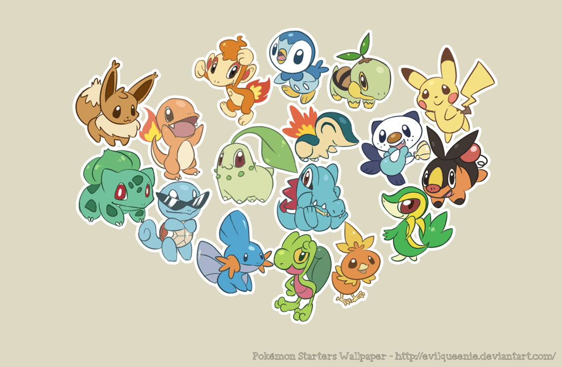 Starter Pokemon Wallpapers 81 pictures