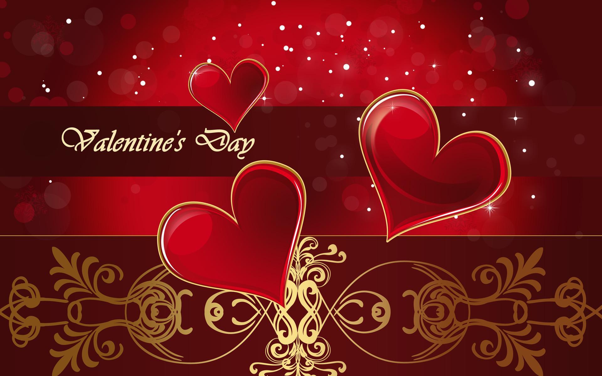 1920x1200 Happy Valentine's Day 3D Wallpaper