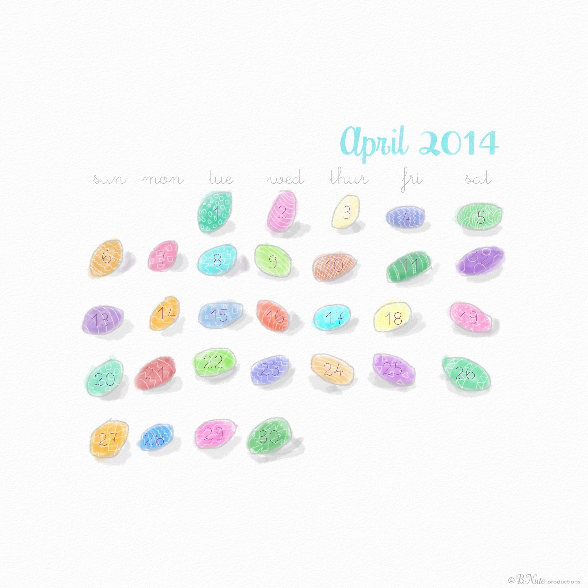 2048x2048 tỷ sản phẩm: Miễn phí tháng 4 năm 2014 Hình nền: Pastel Easter Eggs