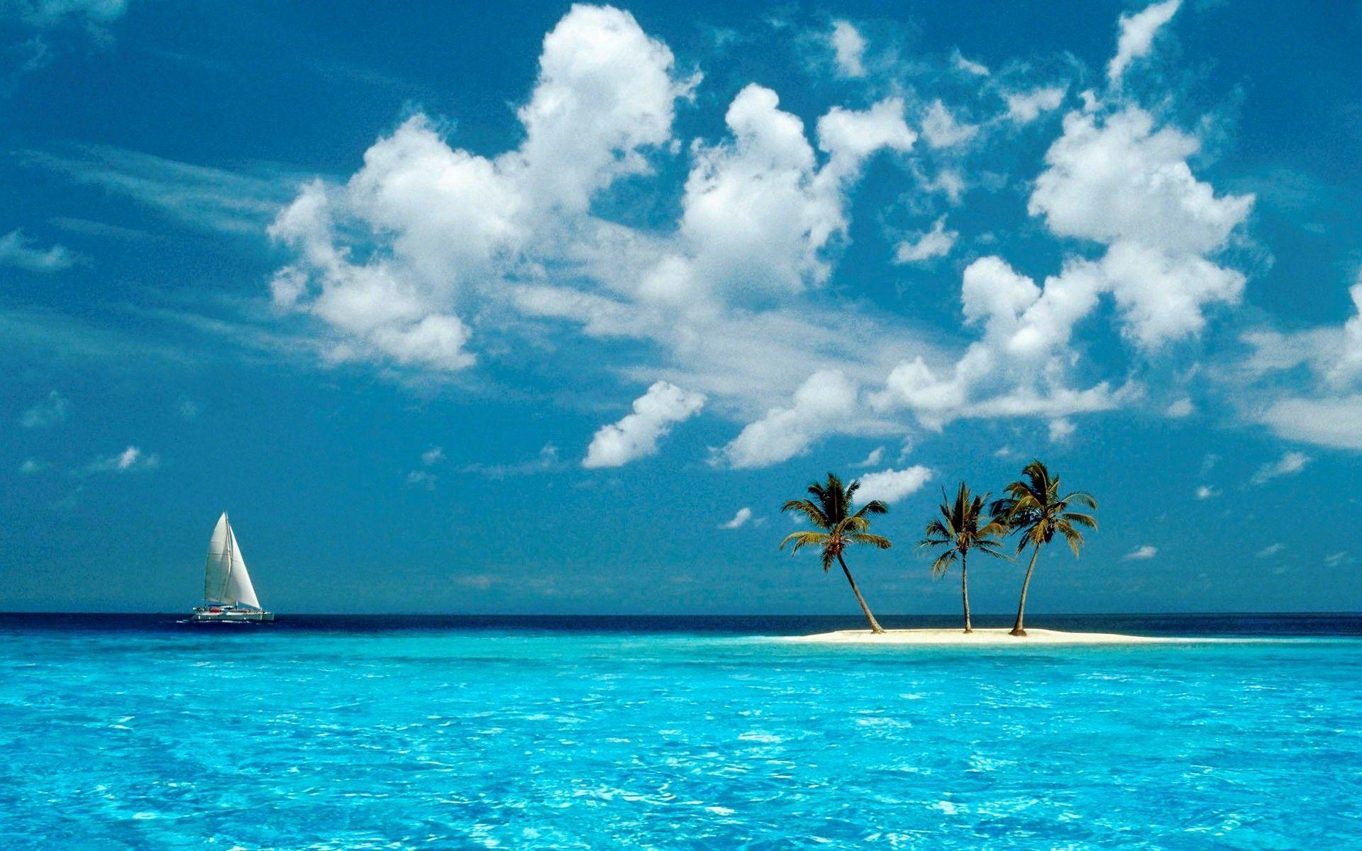 1920x1200 Small Island Wallpaper
