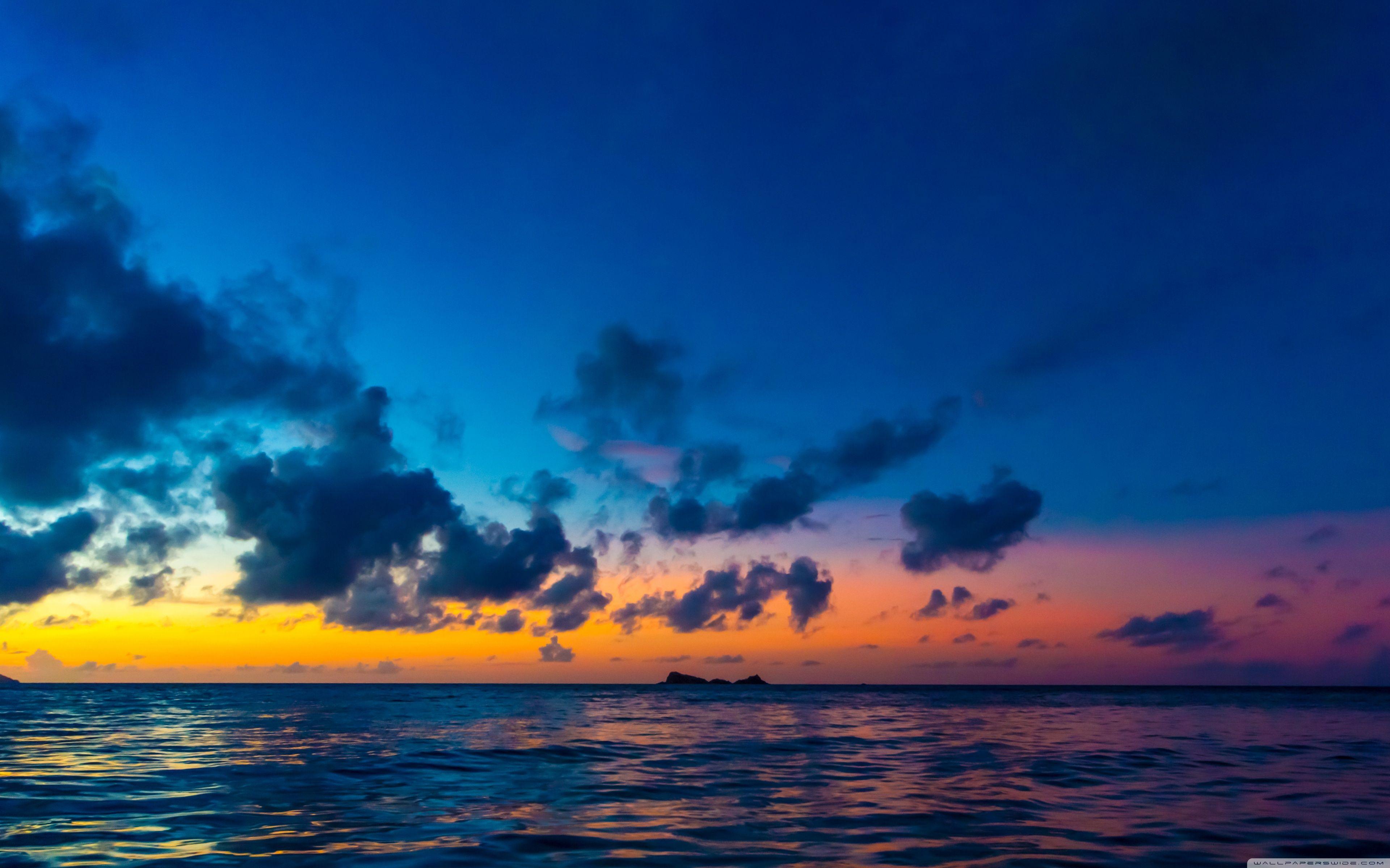 3840x2400 Island Ocean HD wallpaper