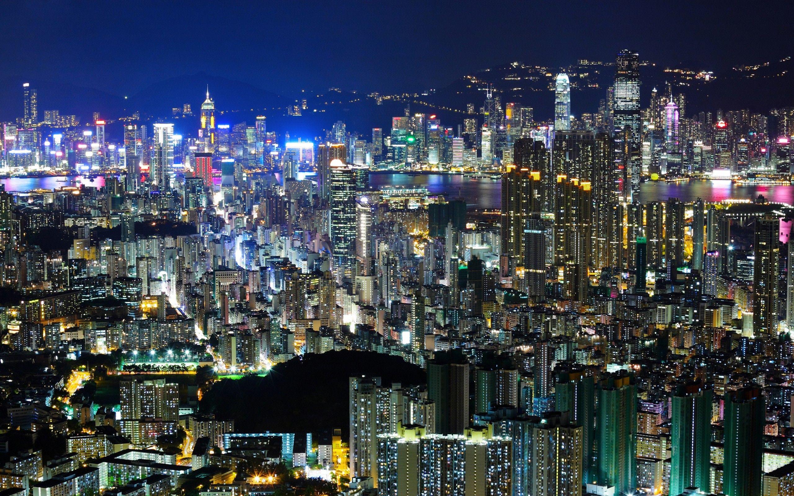2560x1600 Hong Kong HD Wallpaper