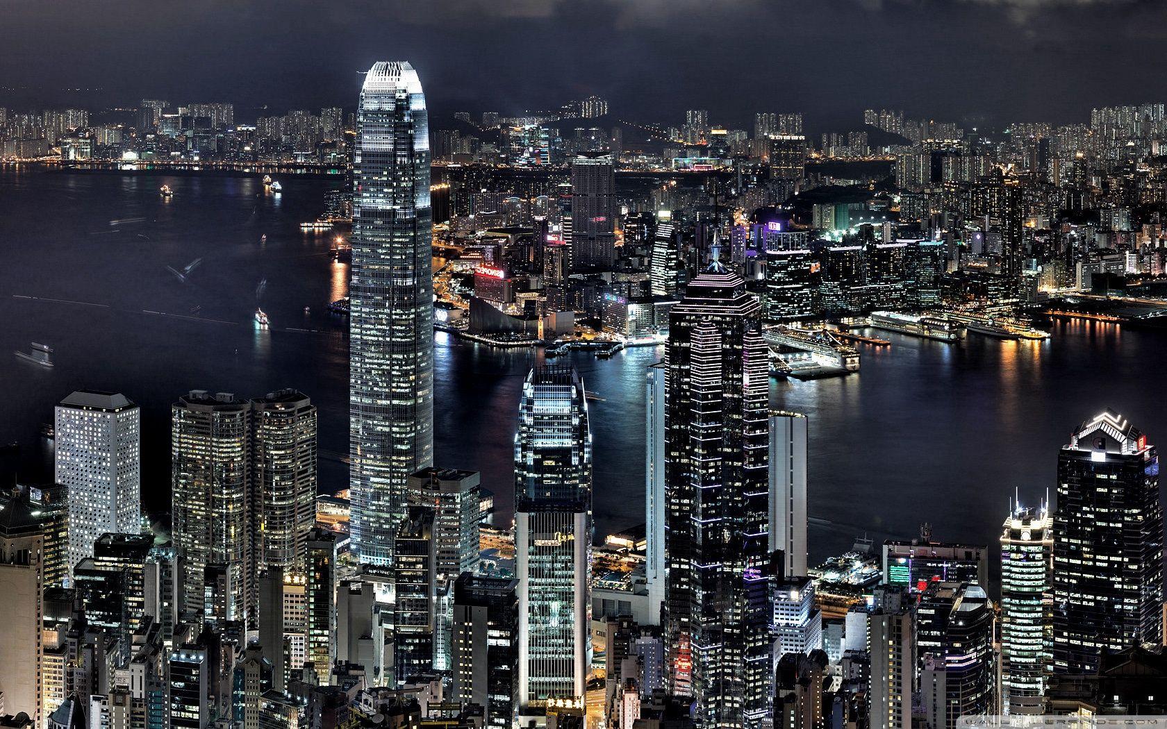 1680x1050 Hong Kong HD Wallpaper