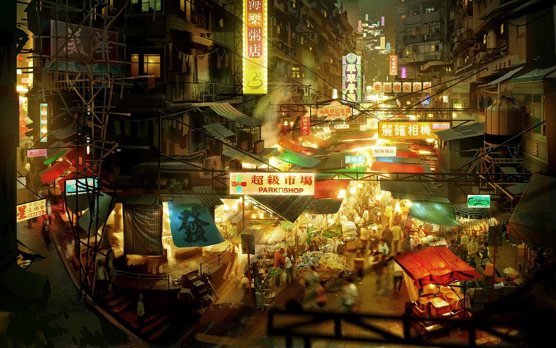 1920x1200 Chinese bazar wallpaperx1200