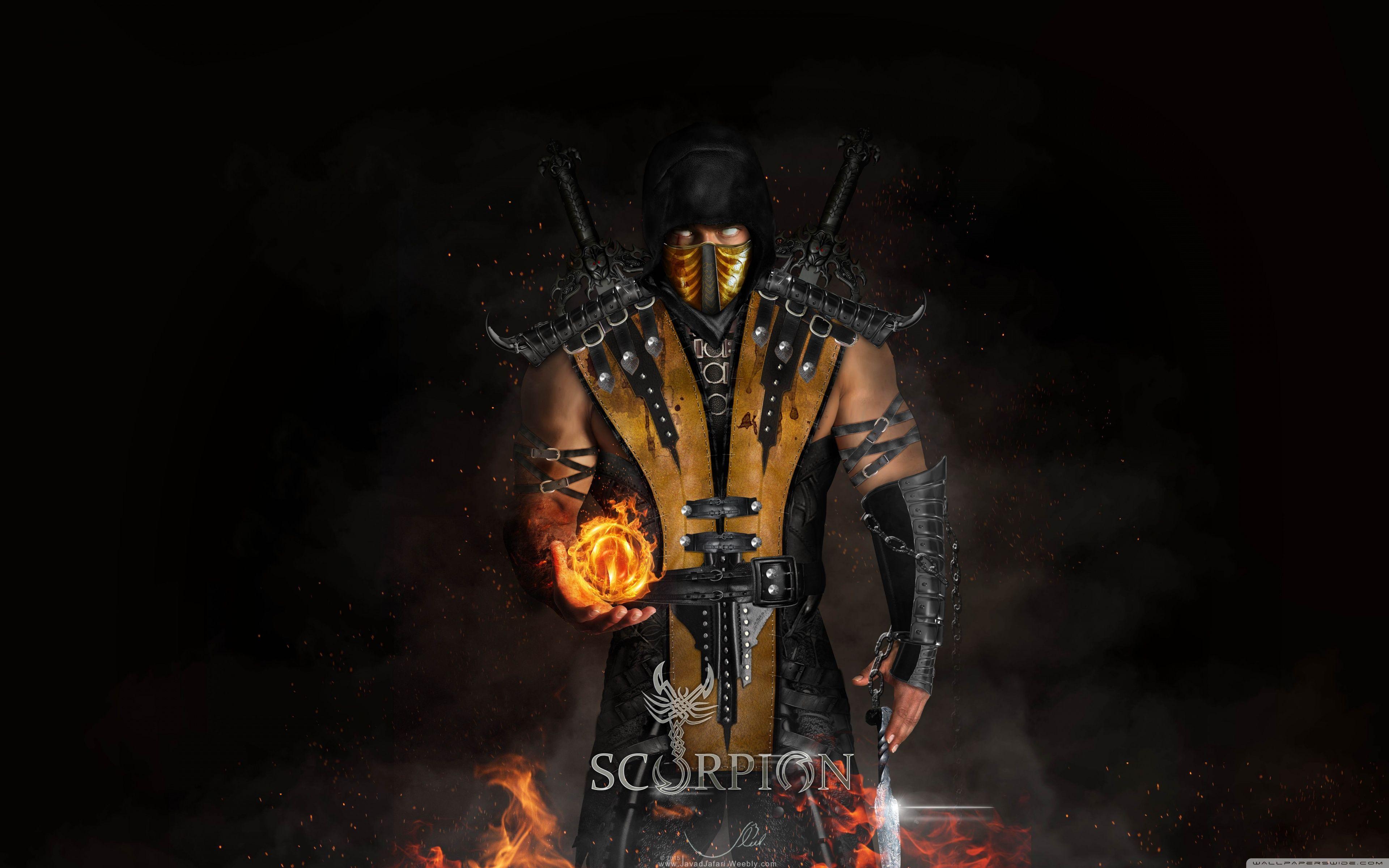 Mortal Kombat X - The Ninja from Hell (Scorpion) 2K wallpaper download