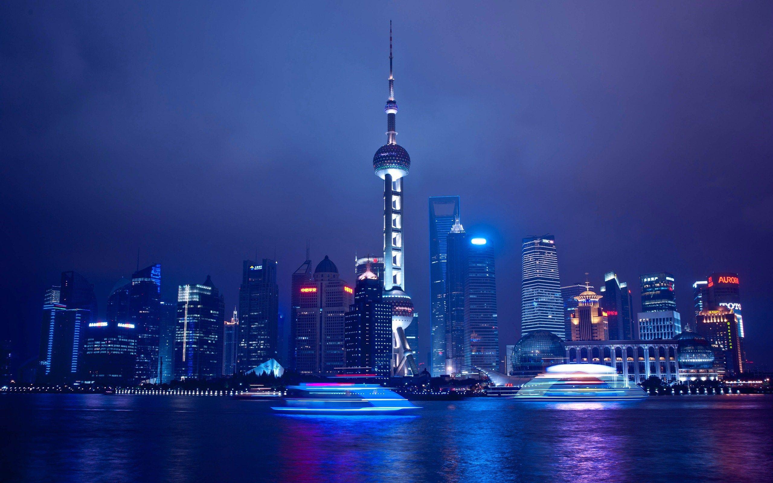 2560x1600 ultra mob) Shanghai, China, on the desktop photo