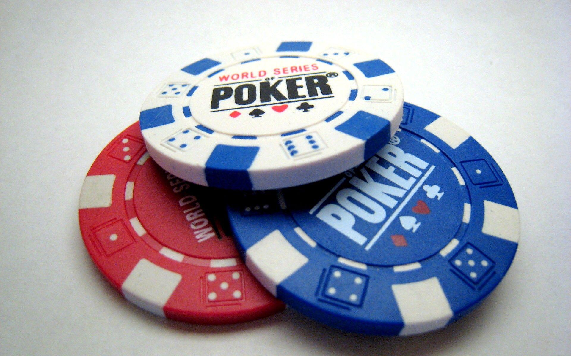 1920x1200 Pocker Chips Blue and Red HD Laptop Desktop Wallpaper