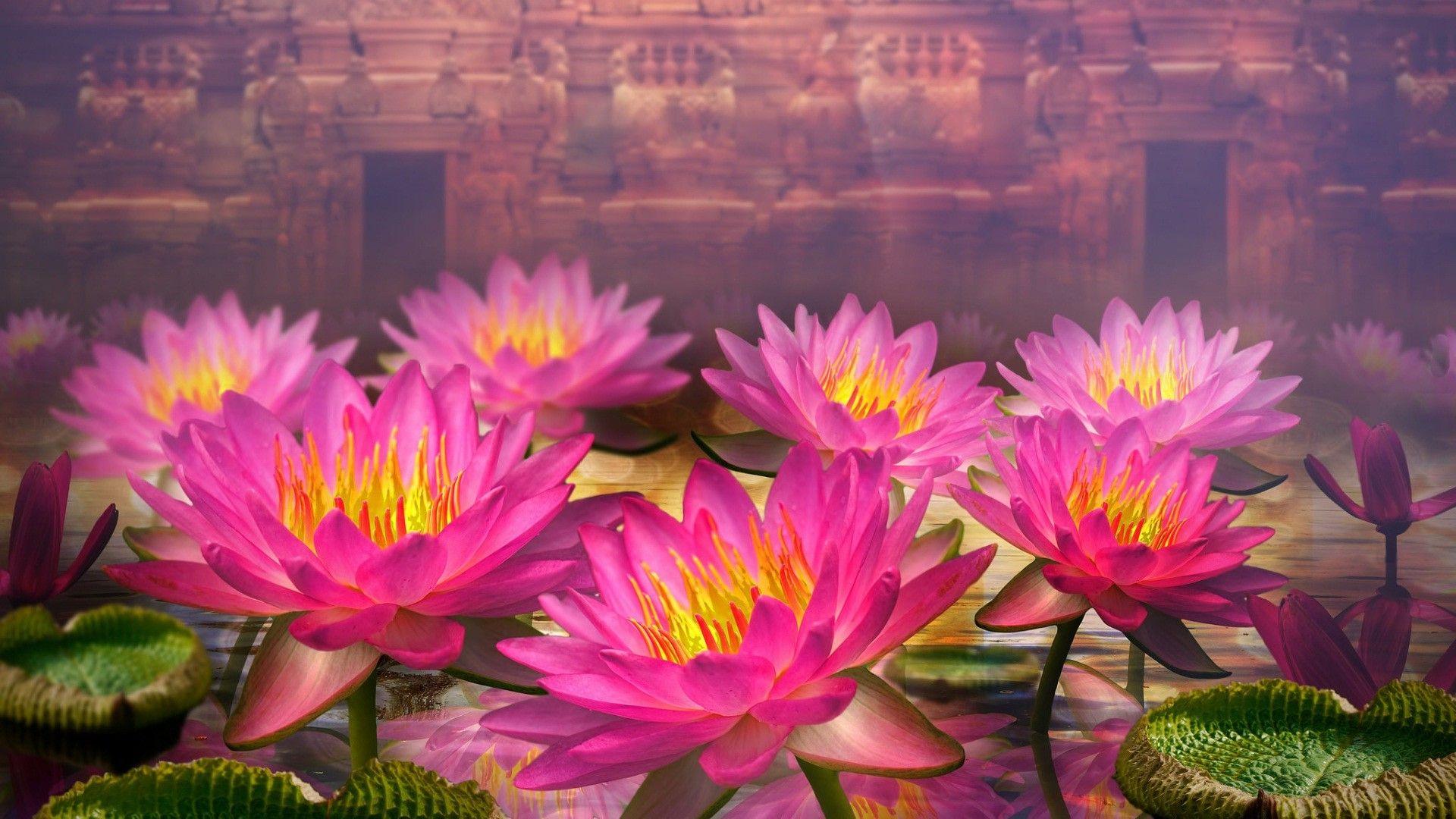 1920x1080 Lotus HD Wallpaper