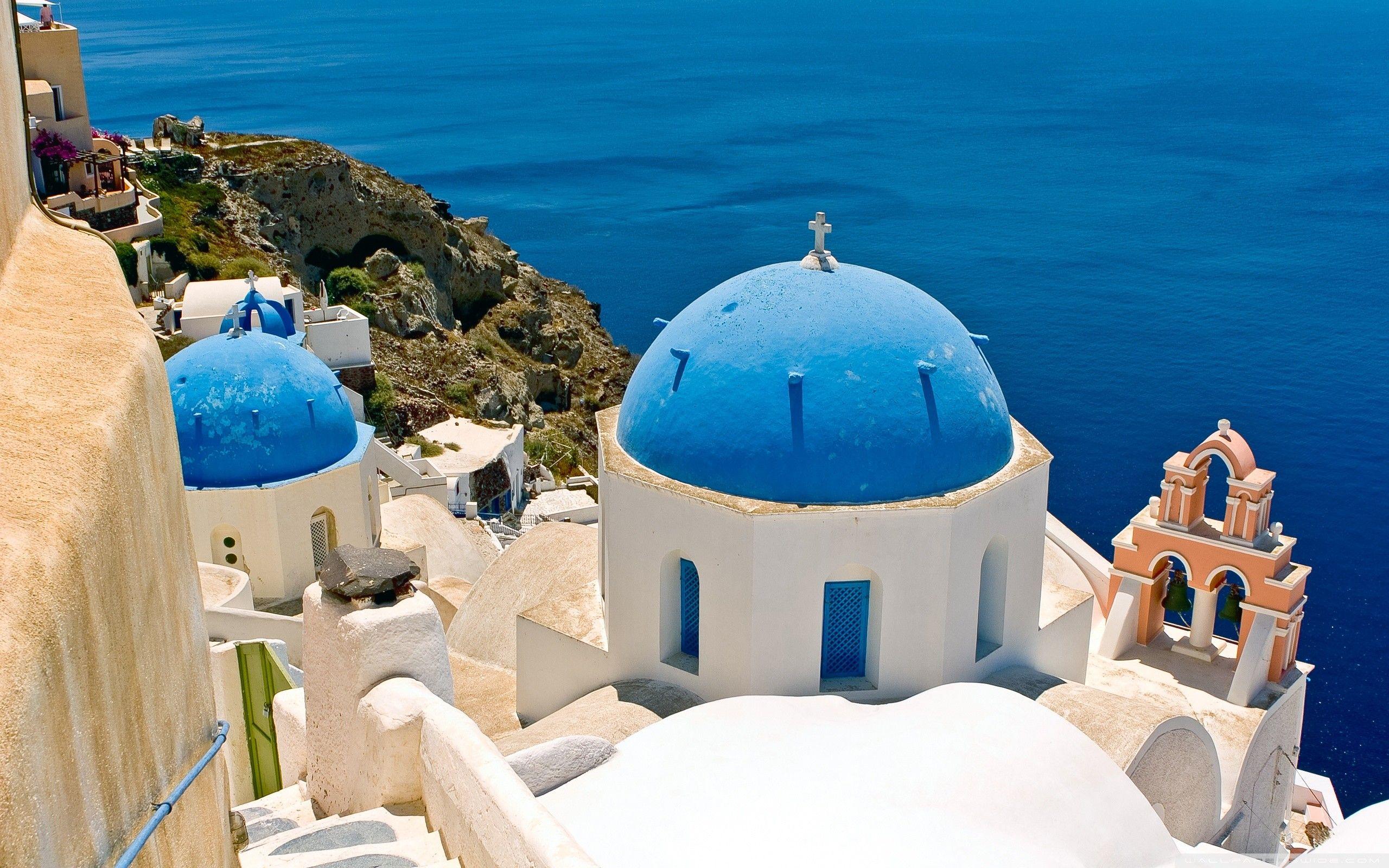 2560x1600 Greece Widescreen Wallpaper