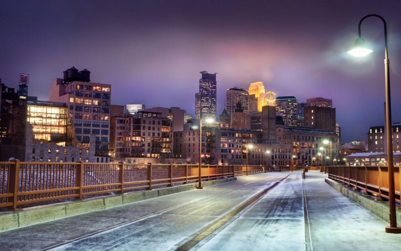 1280x804 Winter in Minnesota City wallpaper. Winter in Minnesota