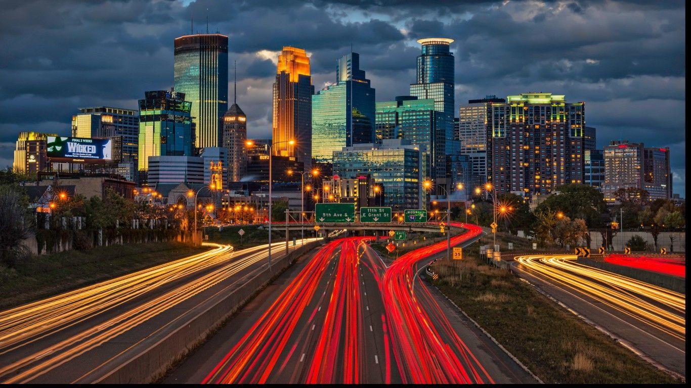 1366x768 Minneapolis Wallpaper