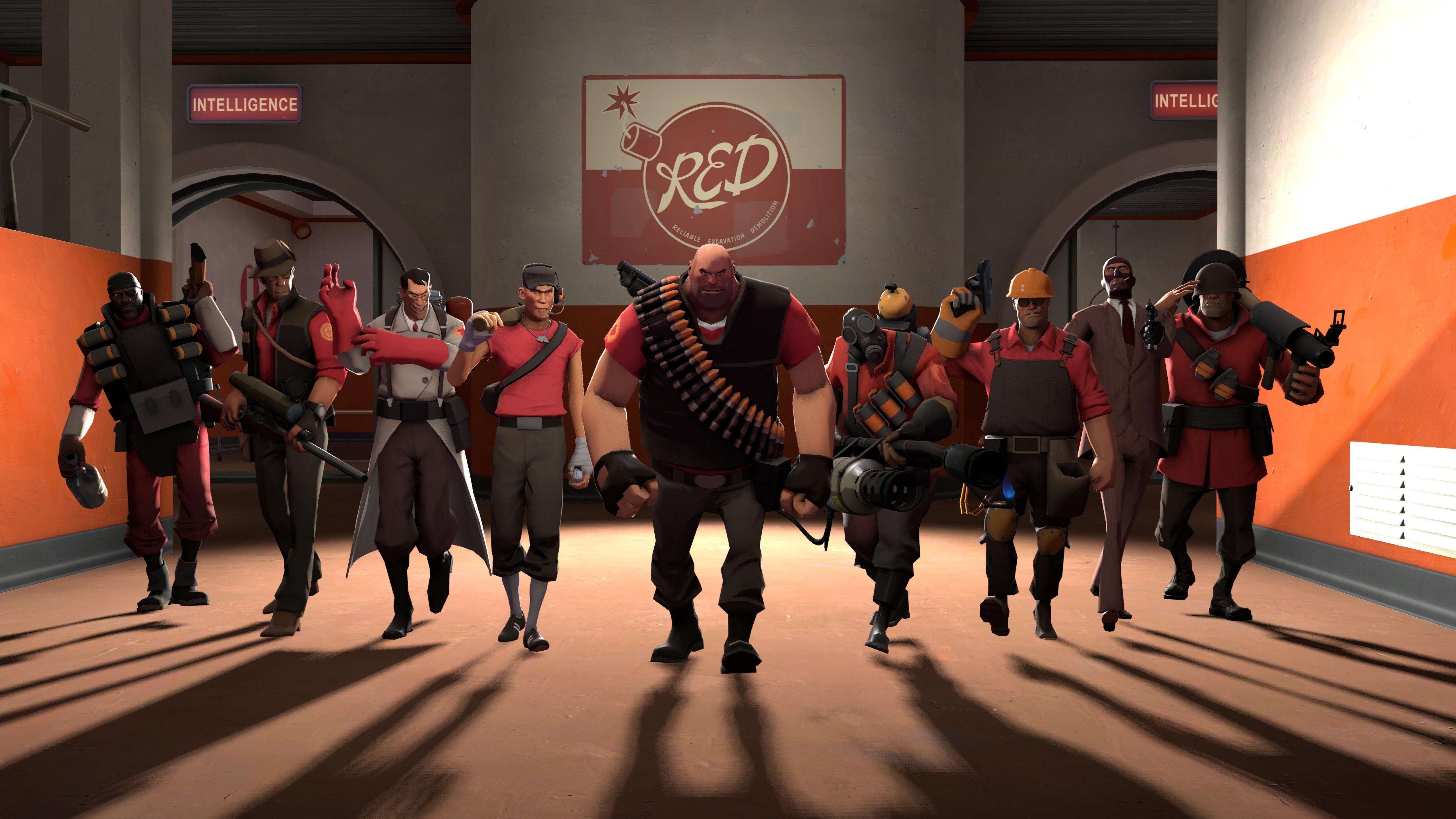 5120x2880 Wallpaper Team Fortress TF FPS, mod, modification