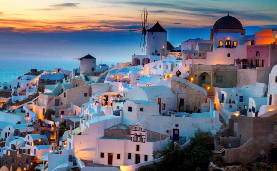 1164x720 Travel World Santorini Greece HD Wallpaper