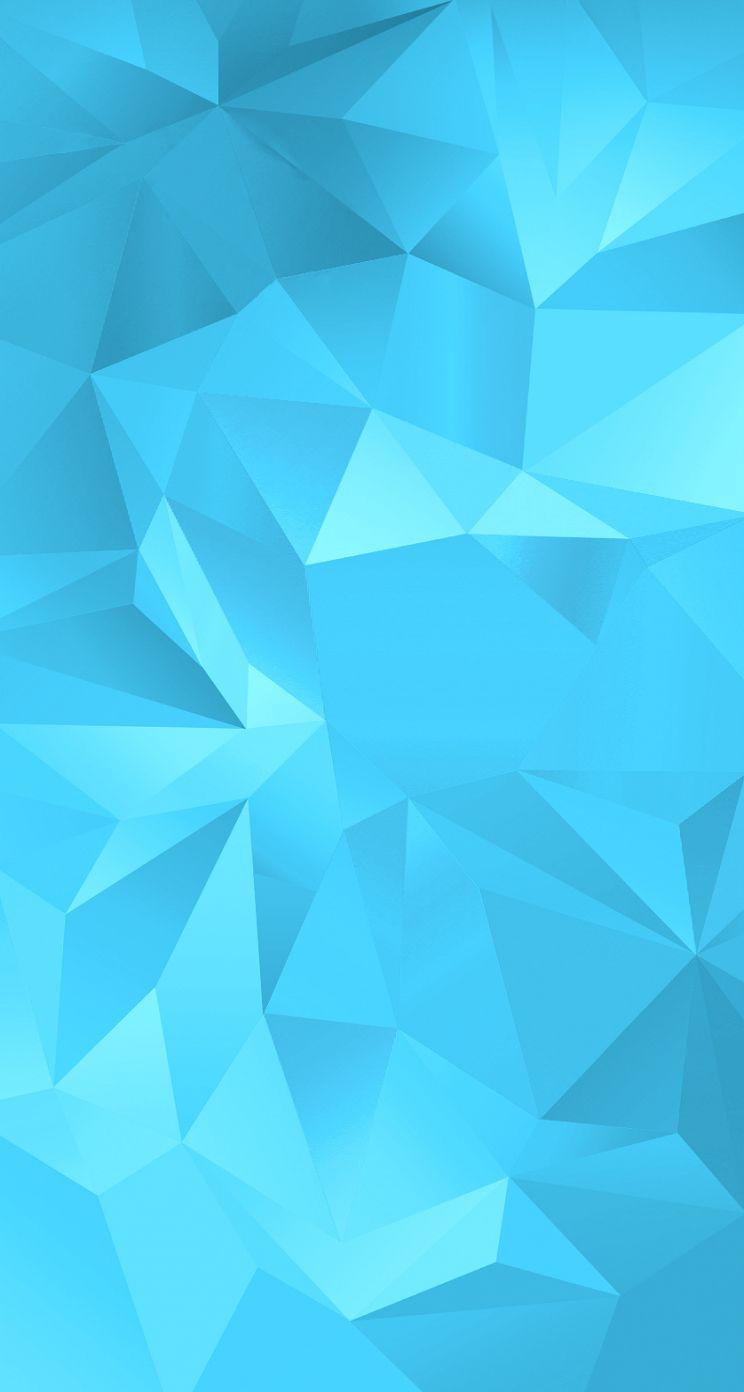 744x1392 Blue Abstract iPhone Wallpaper