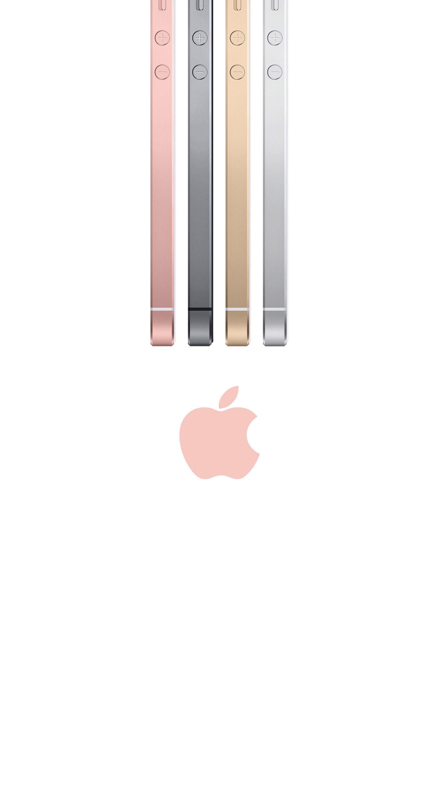 1398x2592 Smartphone Apple logo Rose Gold. wallpaper.sc iPhone6sPlus
